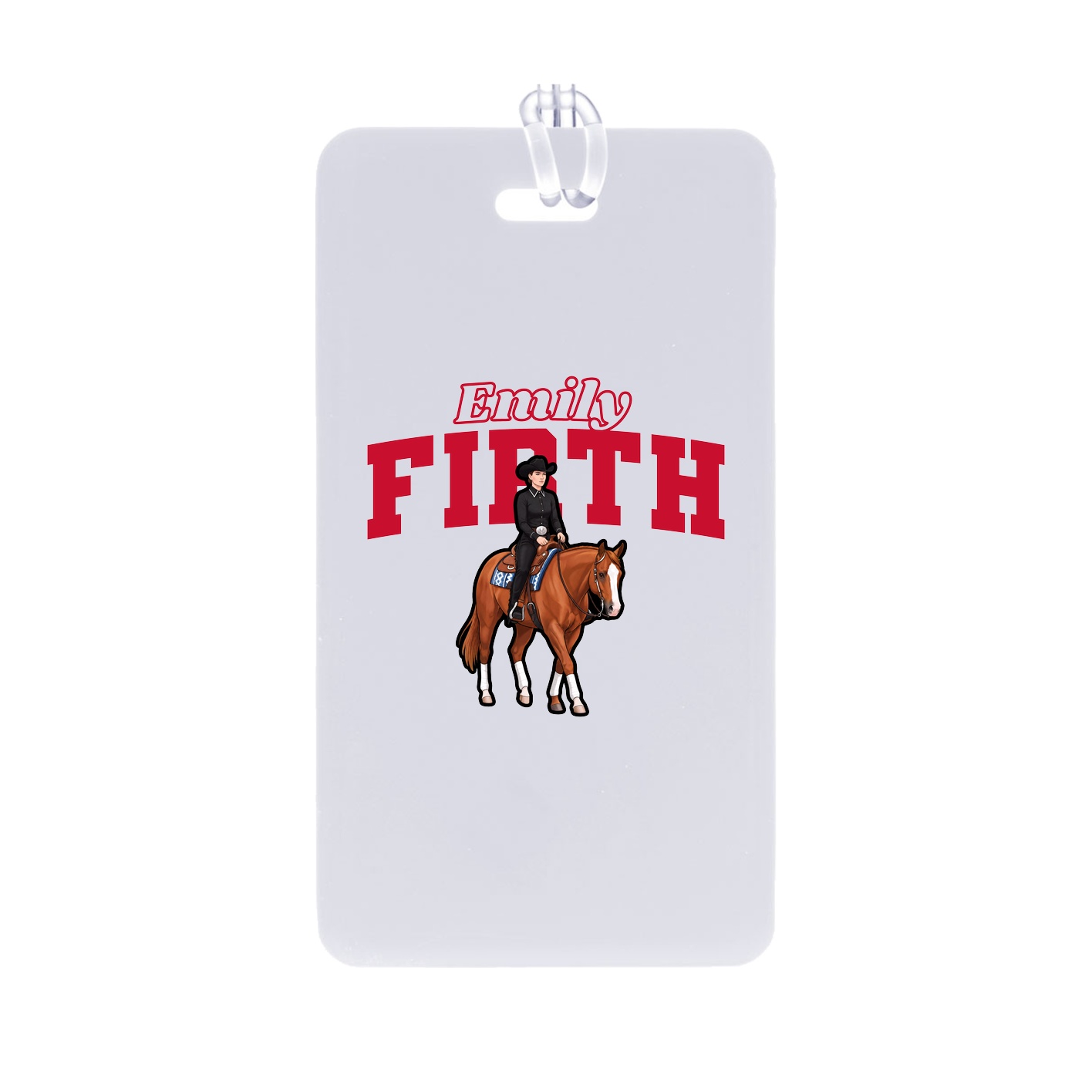 Bag Tag — Name Arch in Classic