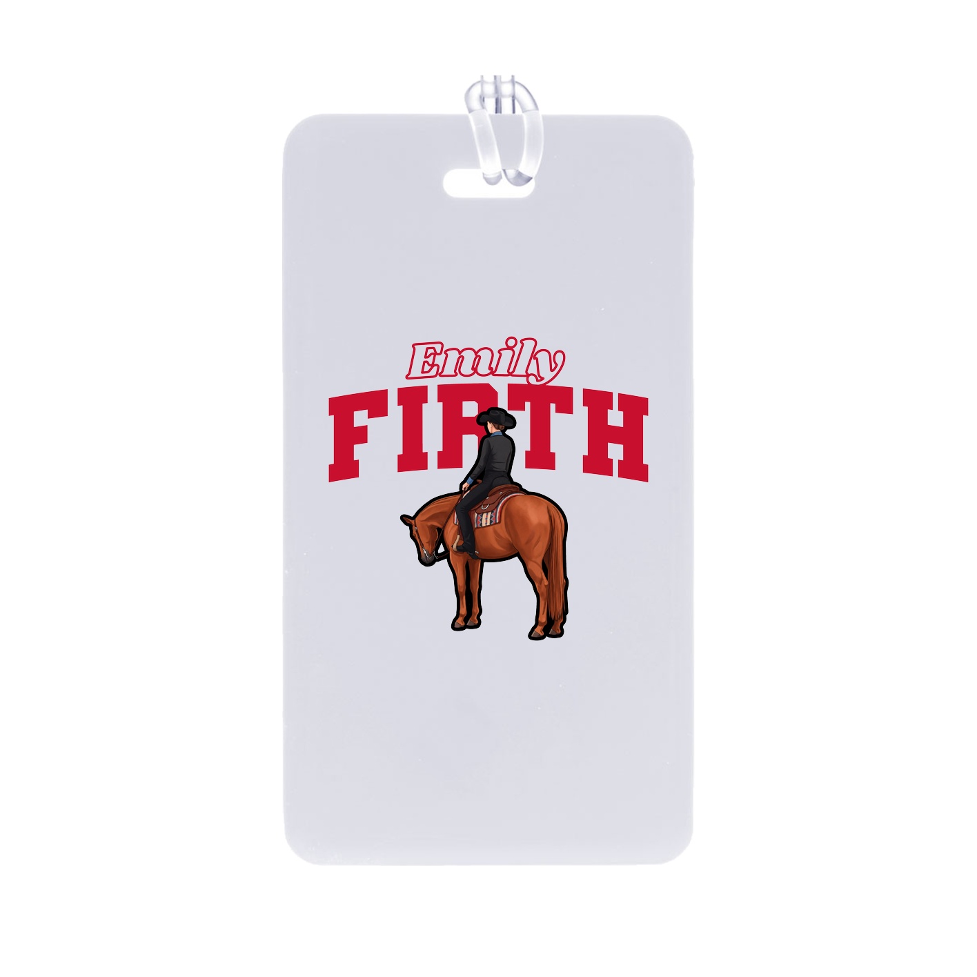 Bag Tag — Name Arch in Classic