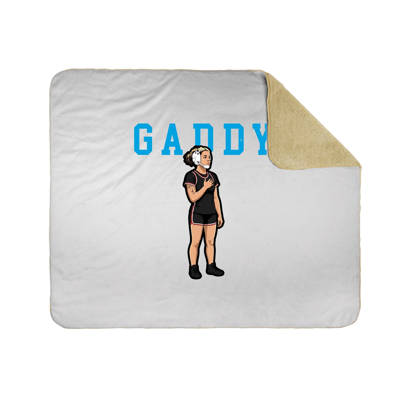 Throw Blanket — Shirsey in White