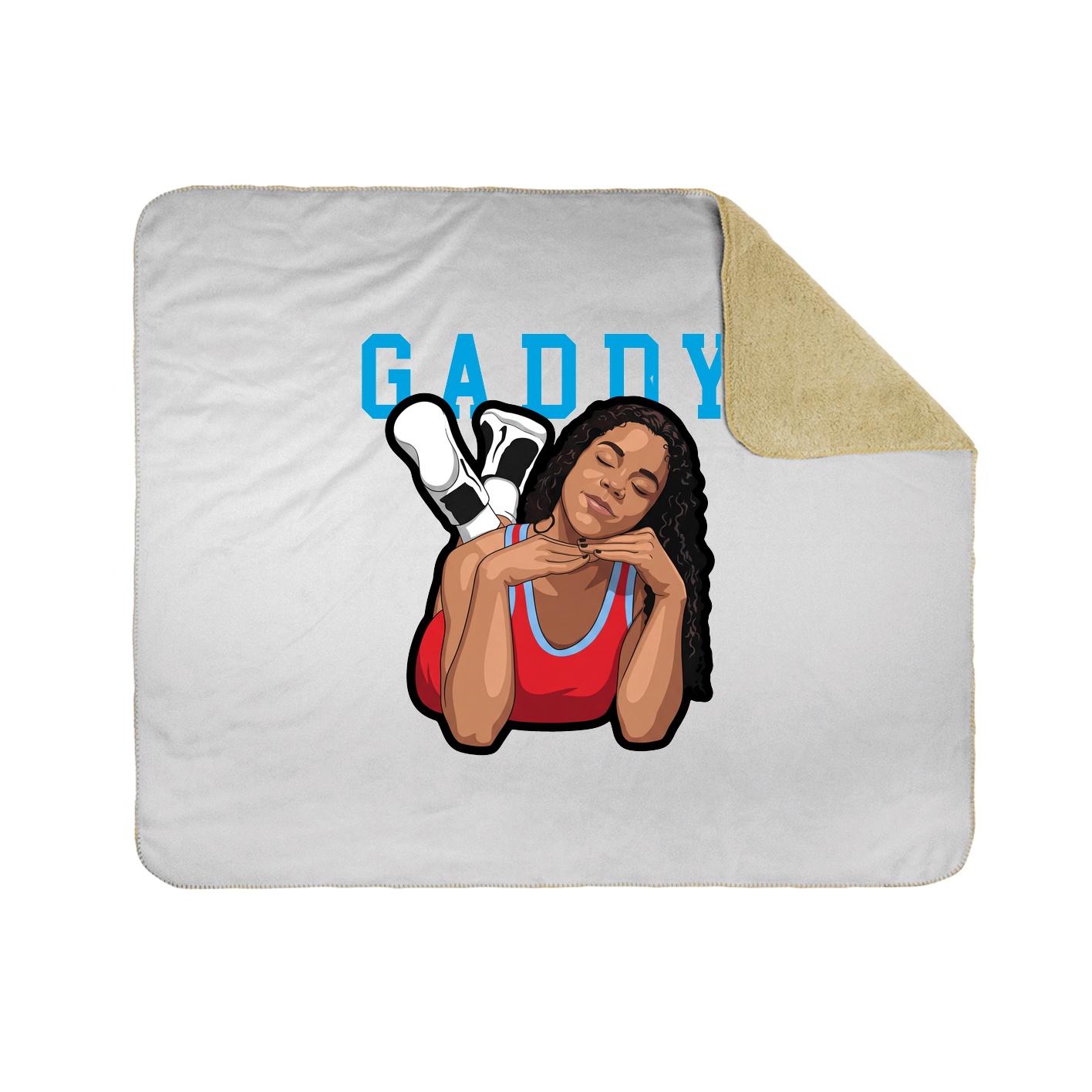 Throw Blanket — Shirsey in White