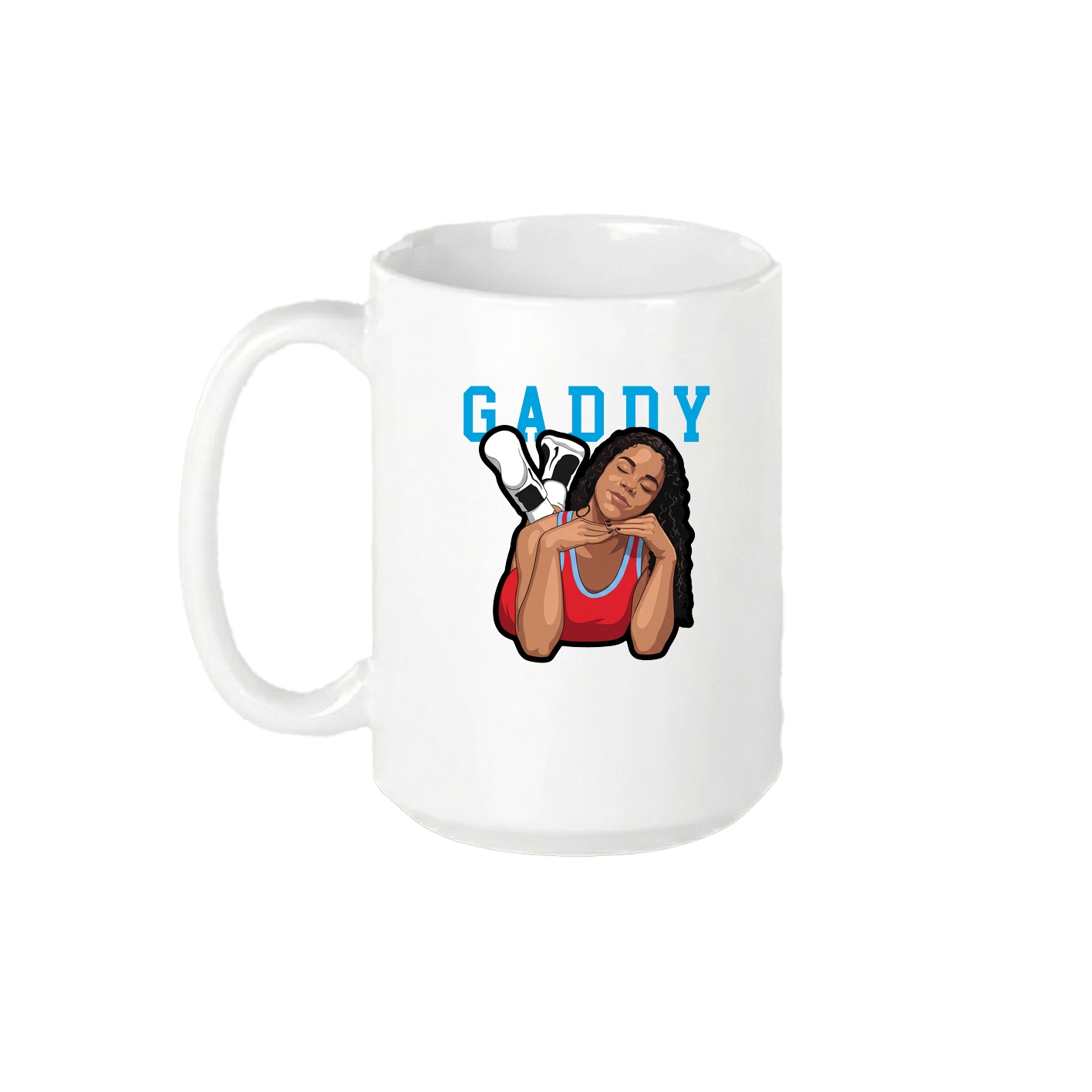 15oz Coffee Mug — Shirsey in White