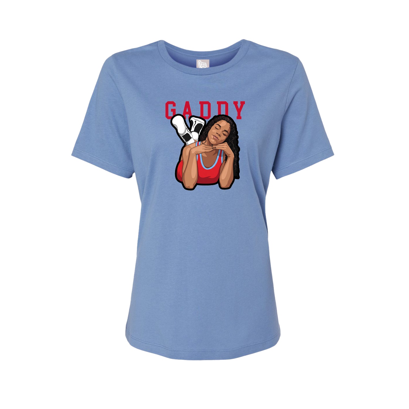 Fitted Women's Tee — Shirsey in Powder Blue