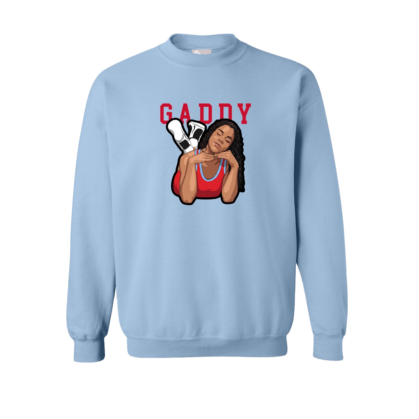 Fleece Crew — Shirsey in Light Blue