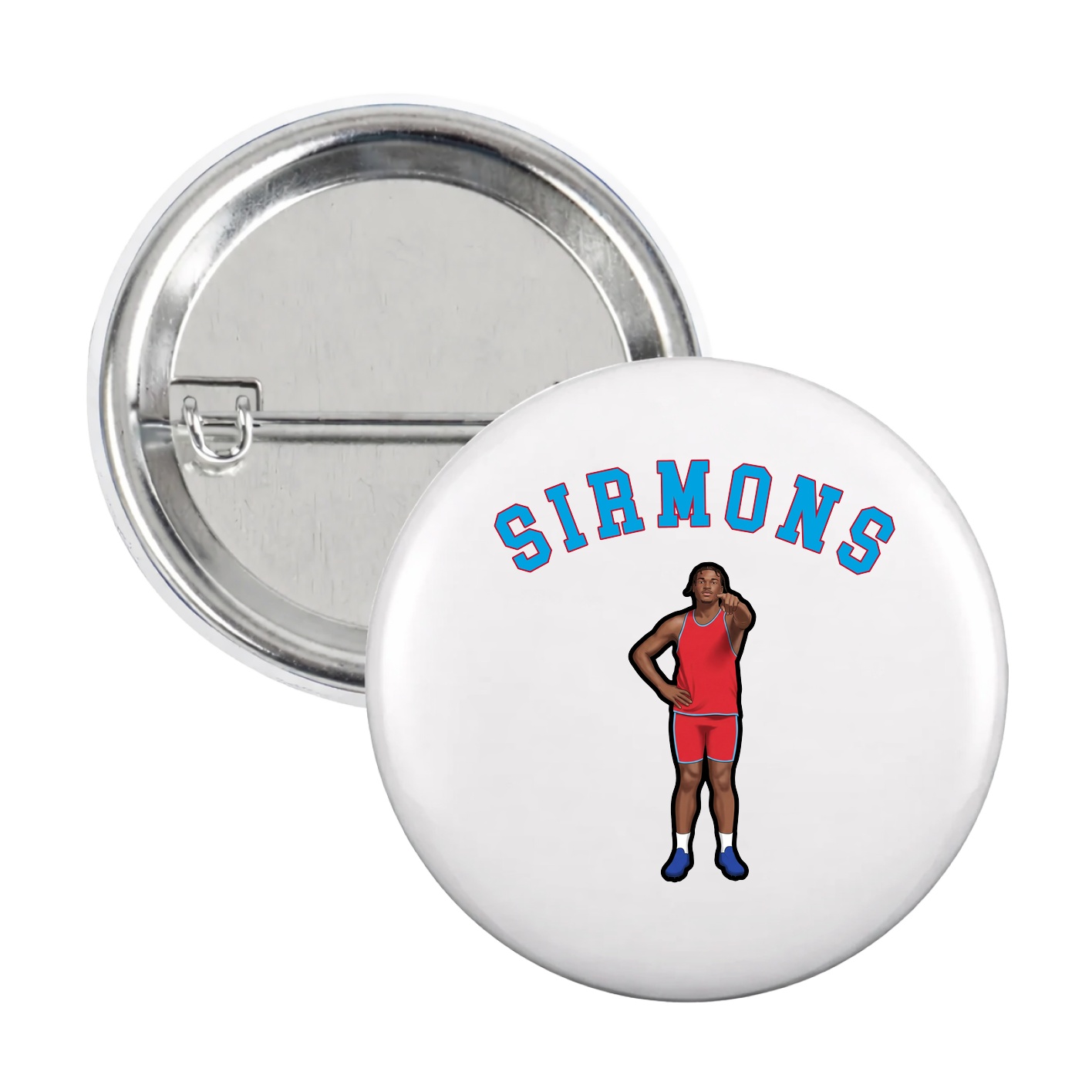 Game Day Button — Shirsey Arch in White