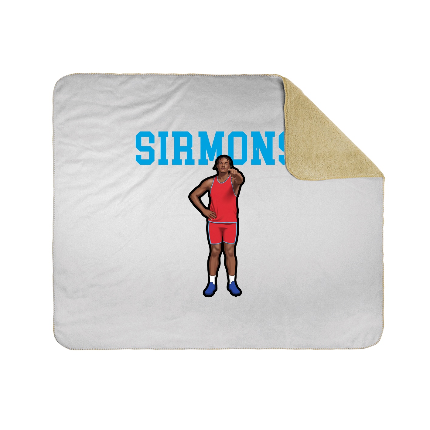Throw Blanket — Shirsey in White