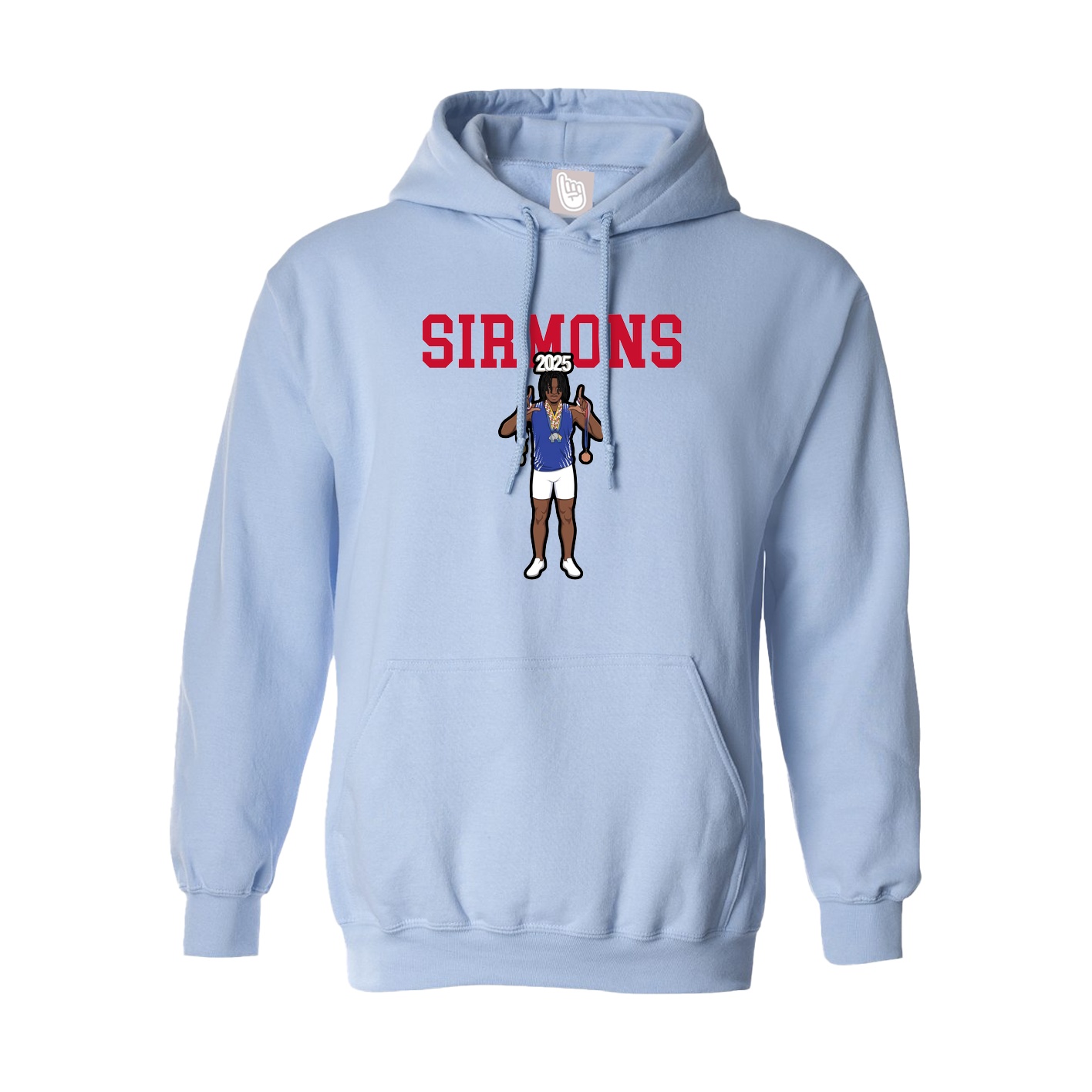 Hoodie — Shirsey in Light Blue