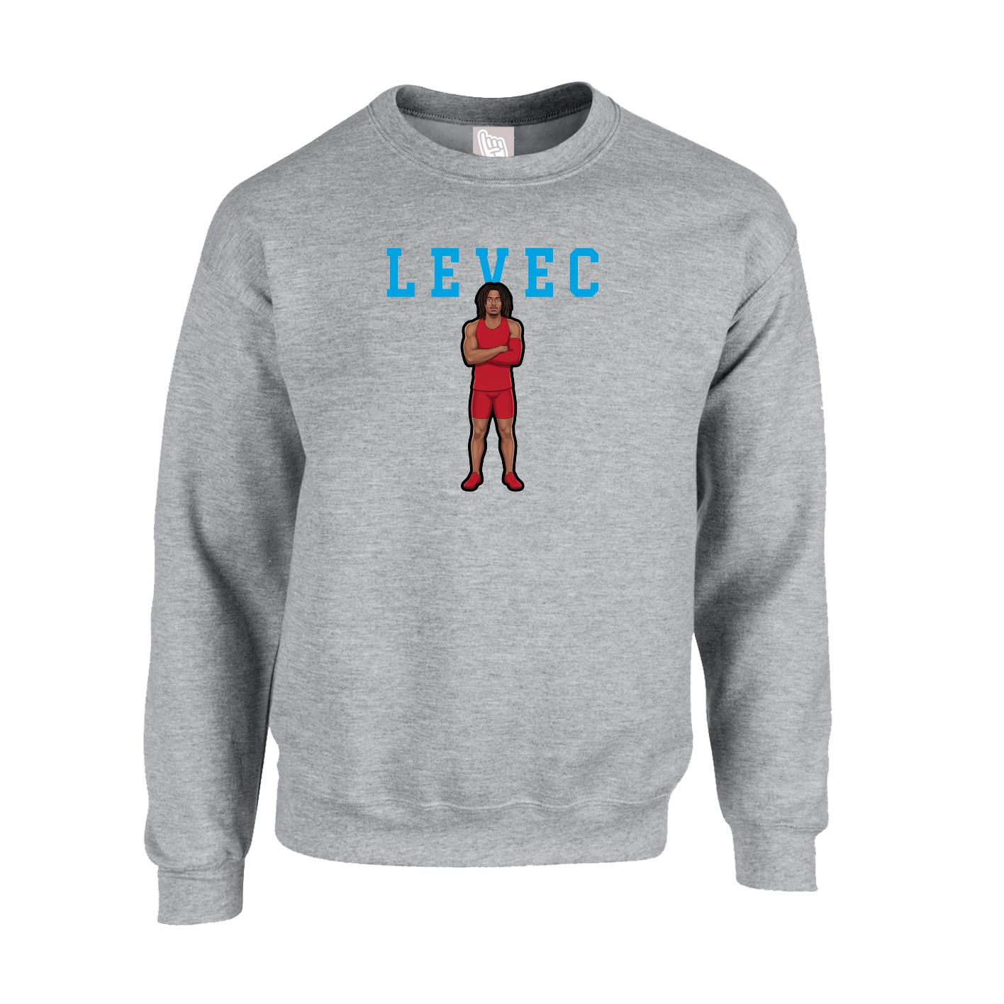 Fleece Crew — Shirsey in Grey
