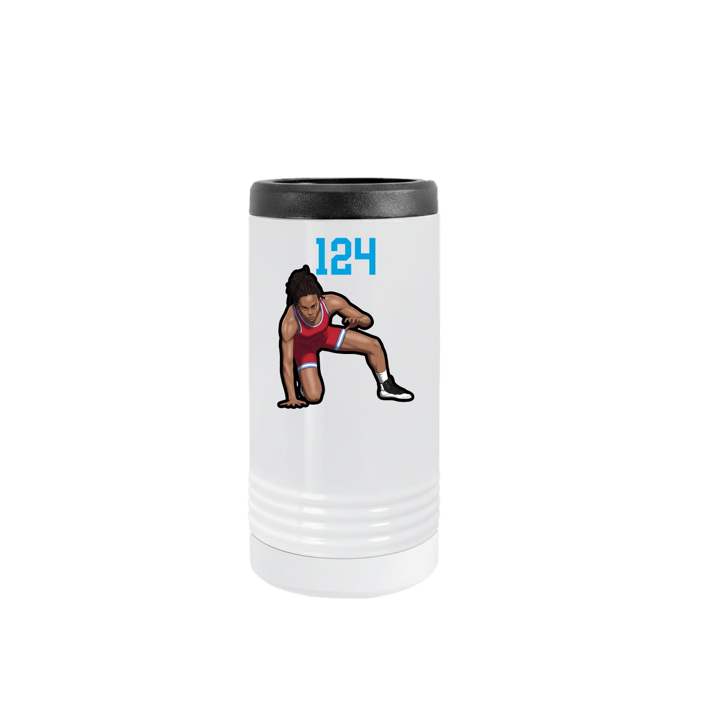 Slim Beverage Holder — Number Top in White