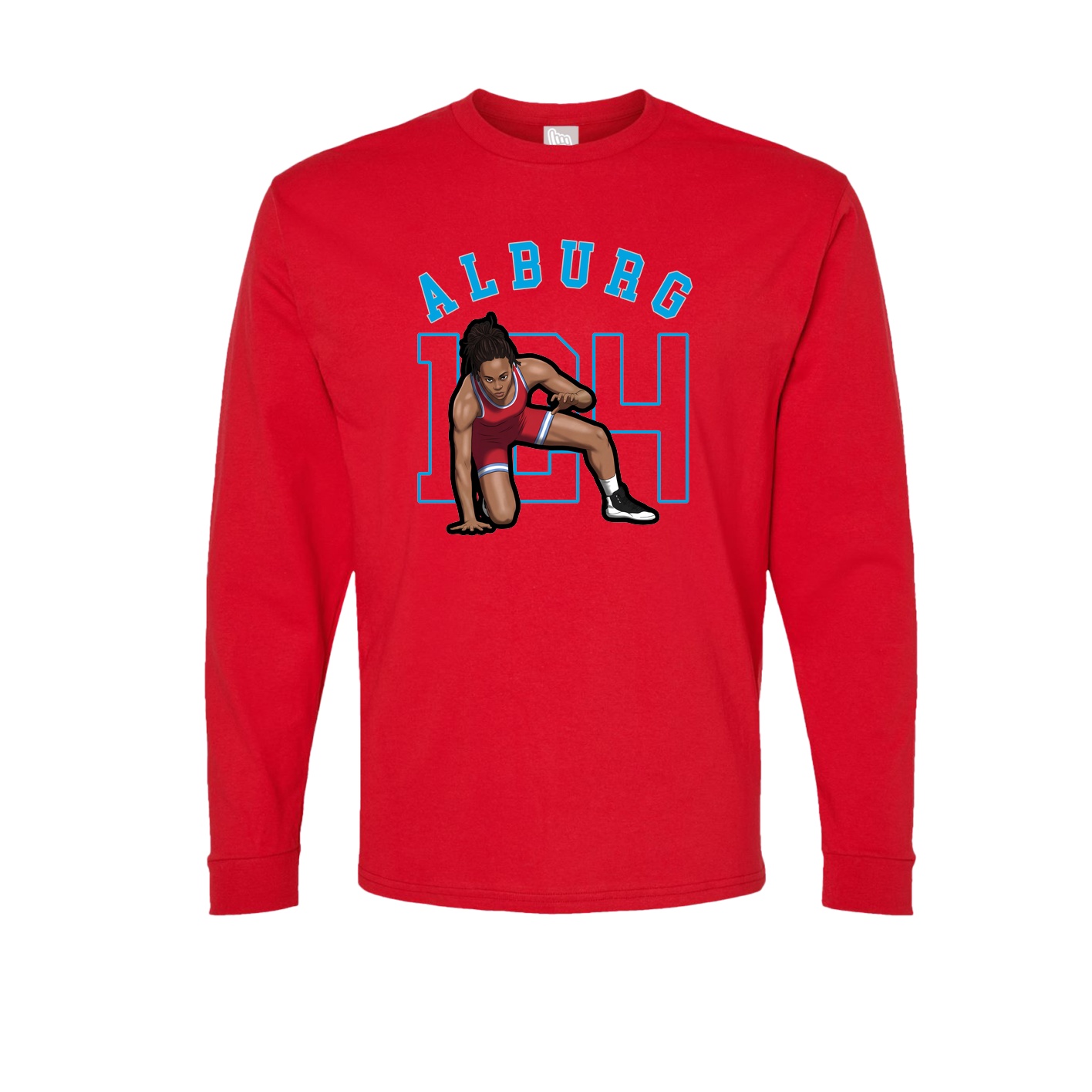 Long Sleeve Tee — Shirsey Arch in Red