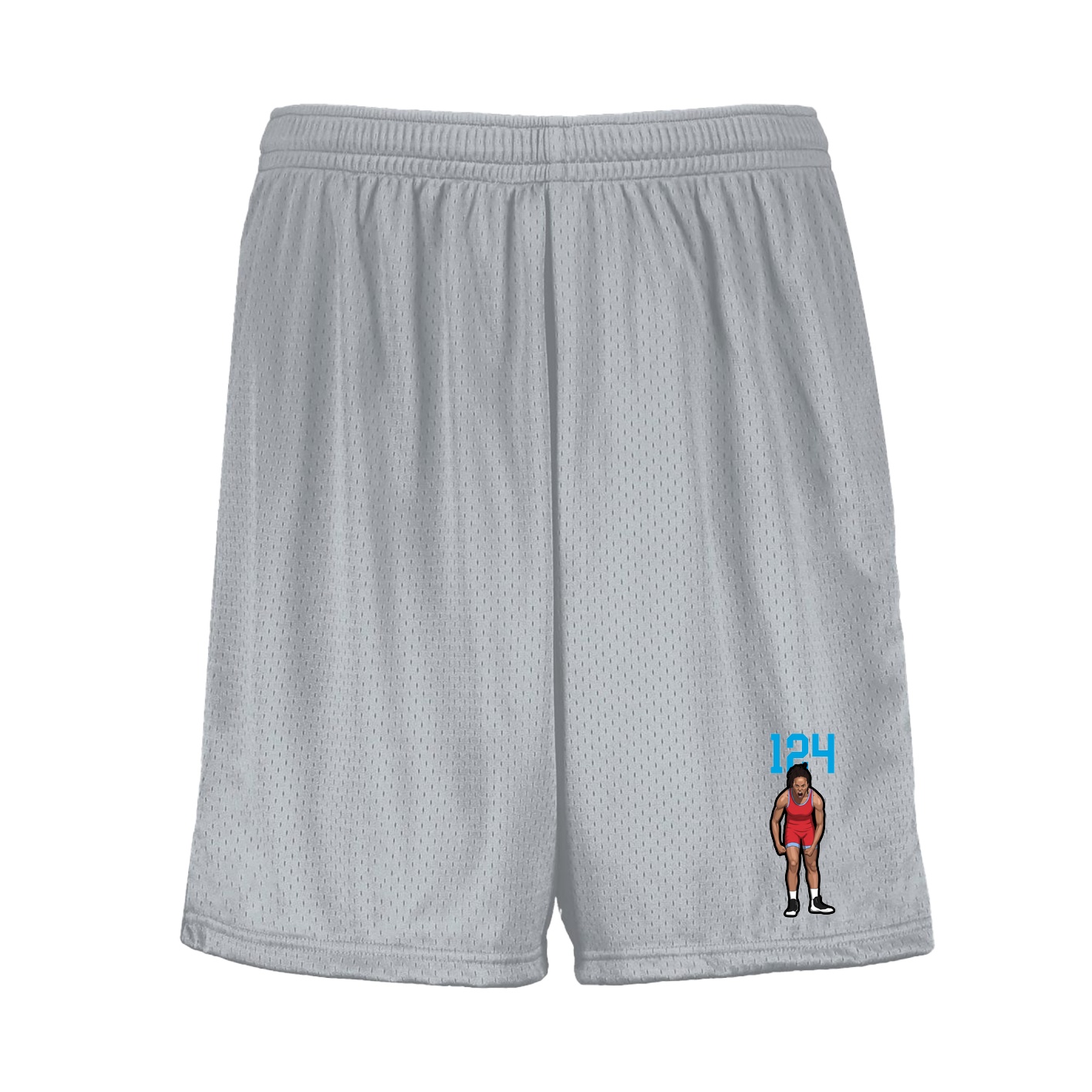 Shorts — Number Top in Silver