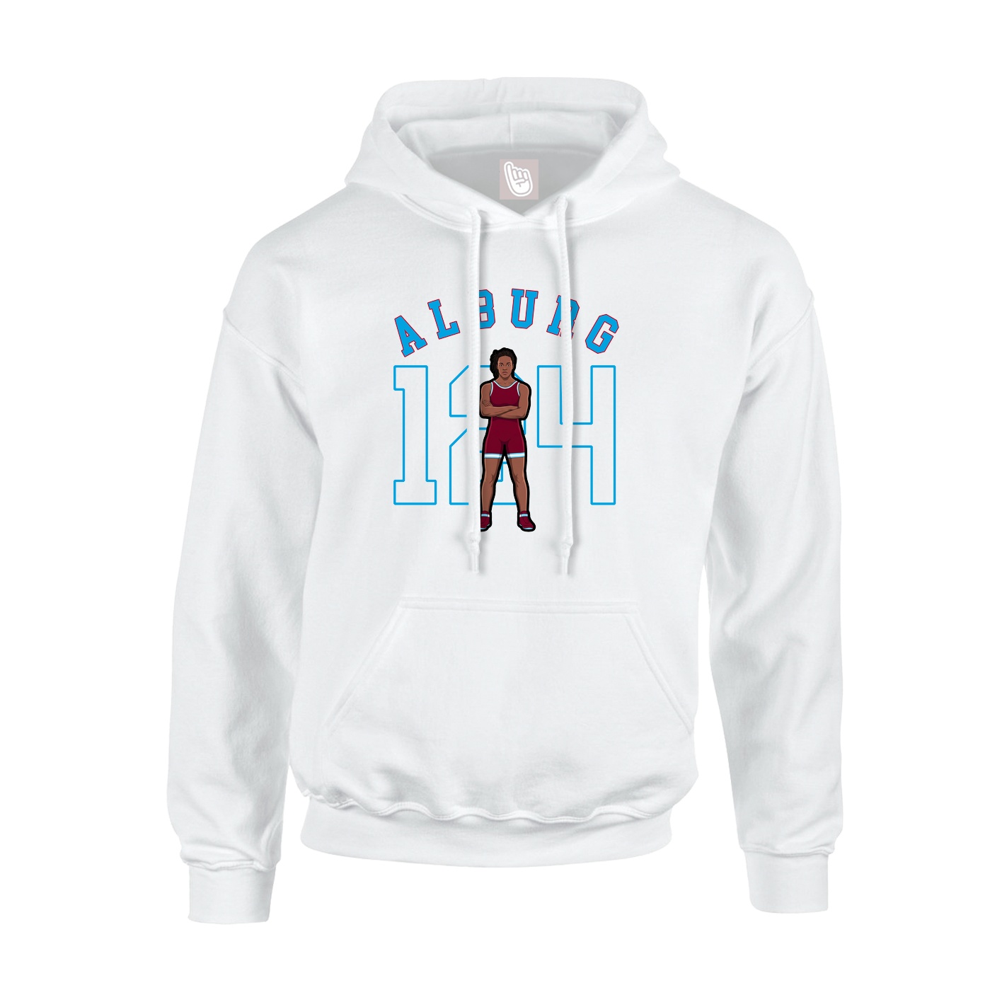 Hoodie — Shirsey Arch in White