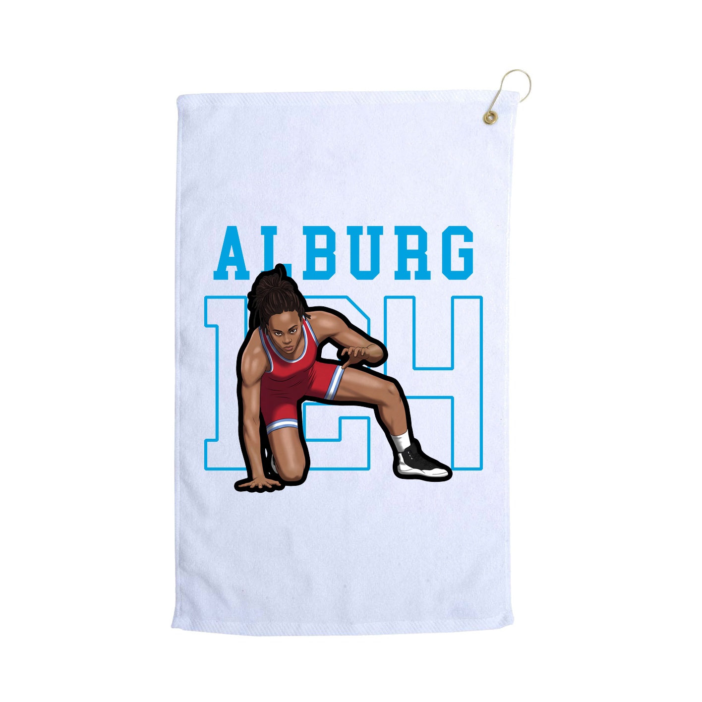 Golf Towel — Shirsey in White