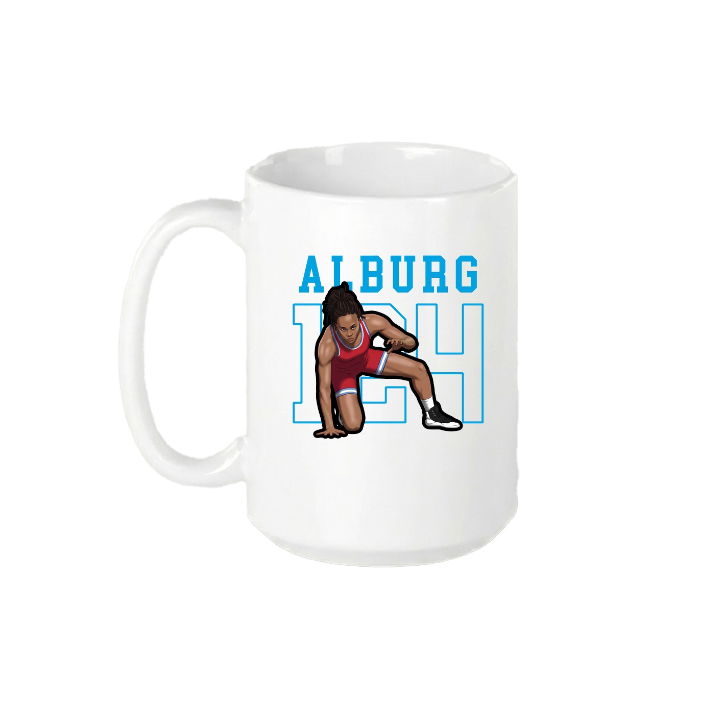 15oz Coffee Mug — Shirsey in White