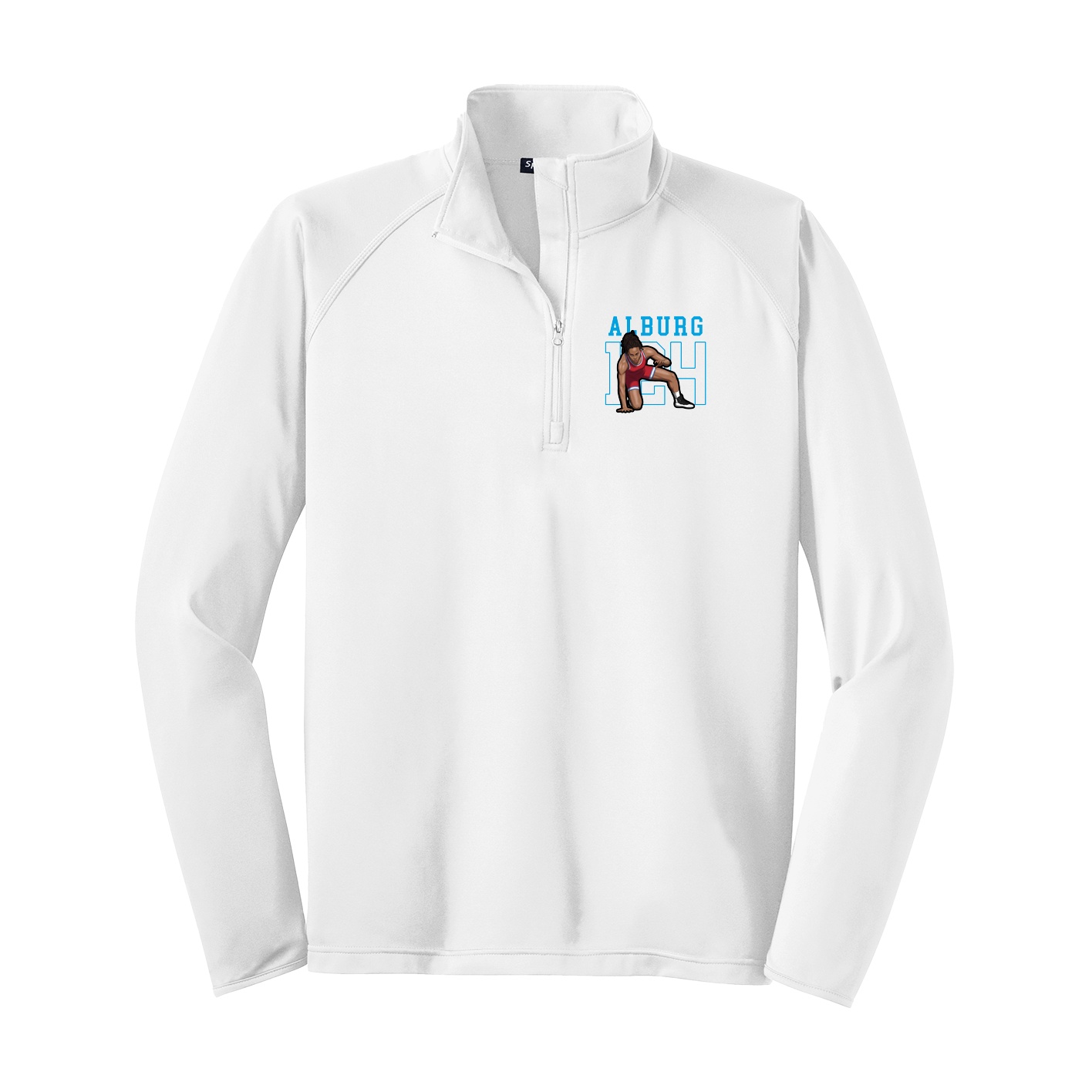 Q-Zip Pullover — Shirsey in White