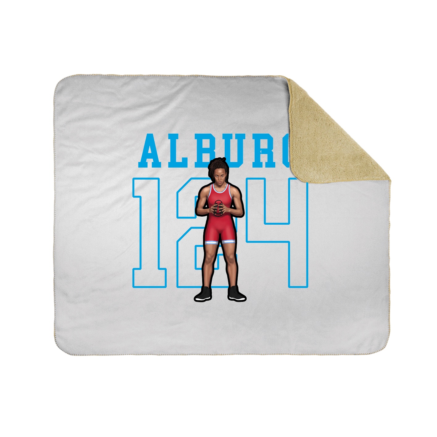 50x60 Sherpa Lined Throw Blanket