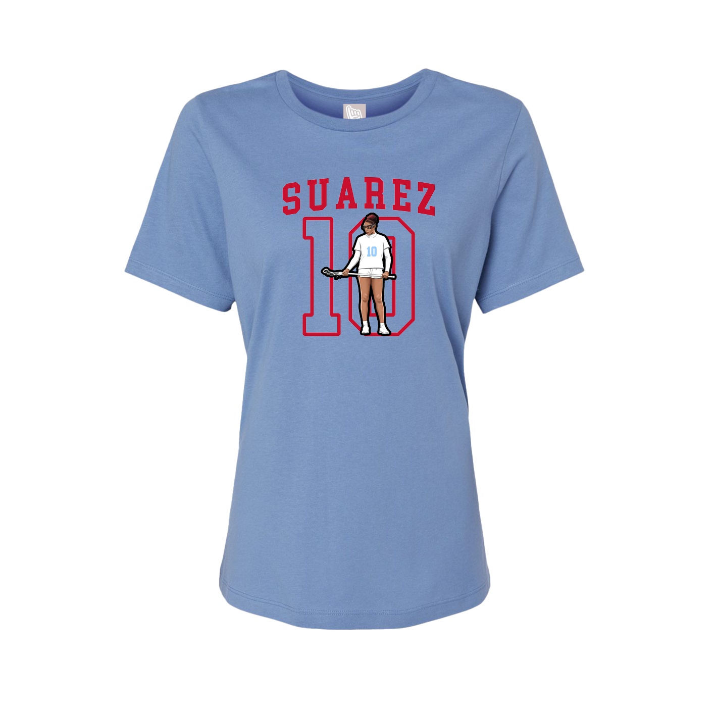 Fitted Women's Tee — Shirsey in Powder Blue