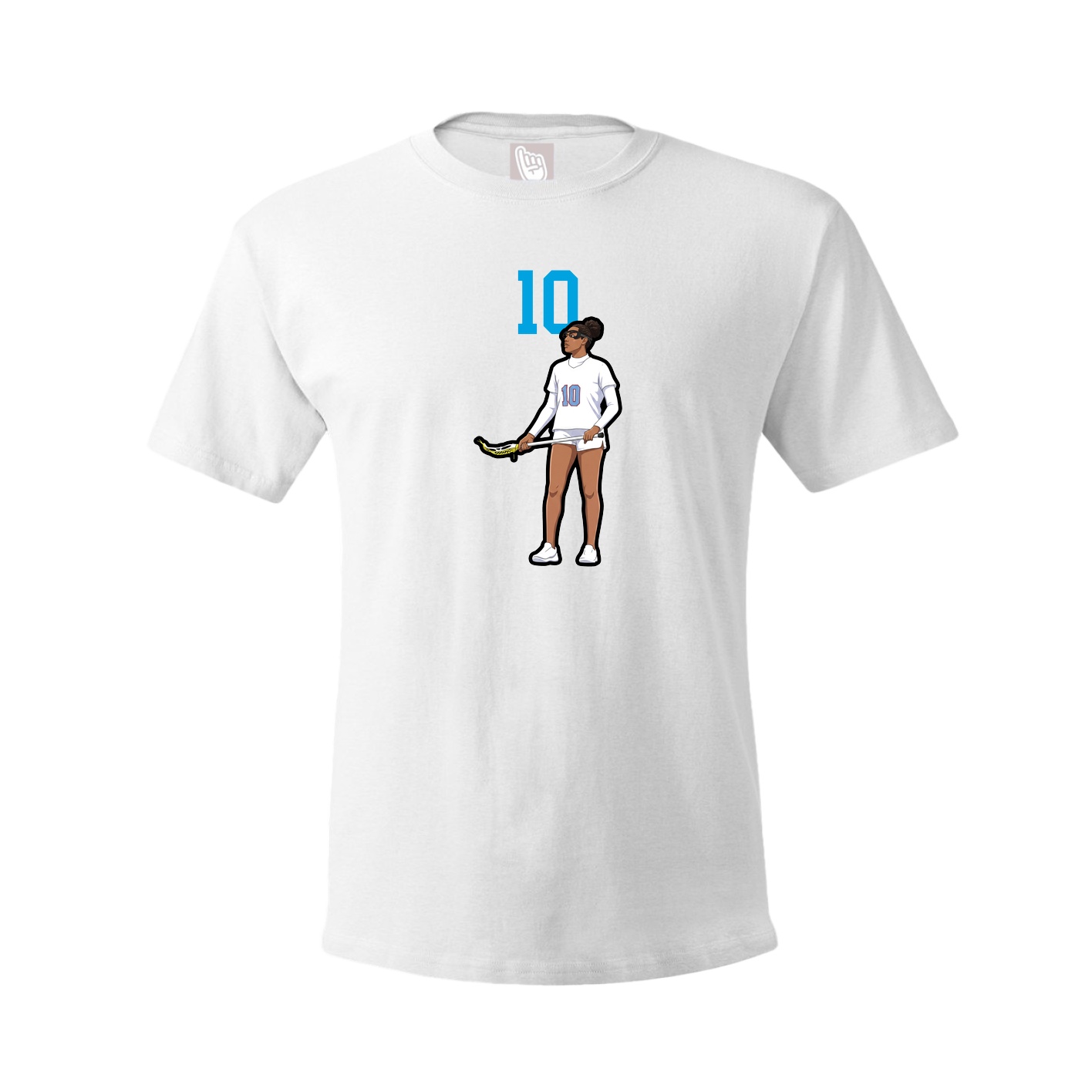 Tee — Number Top in White