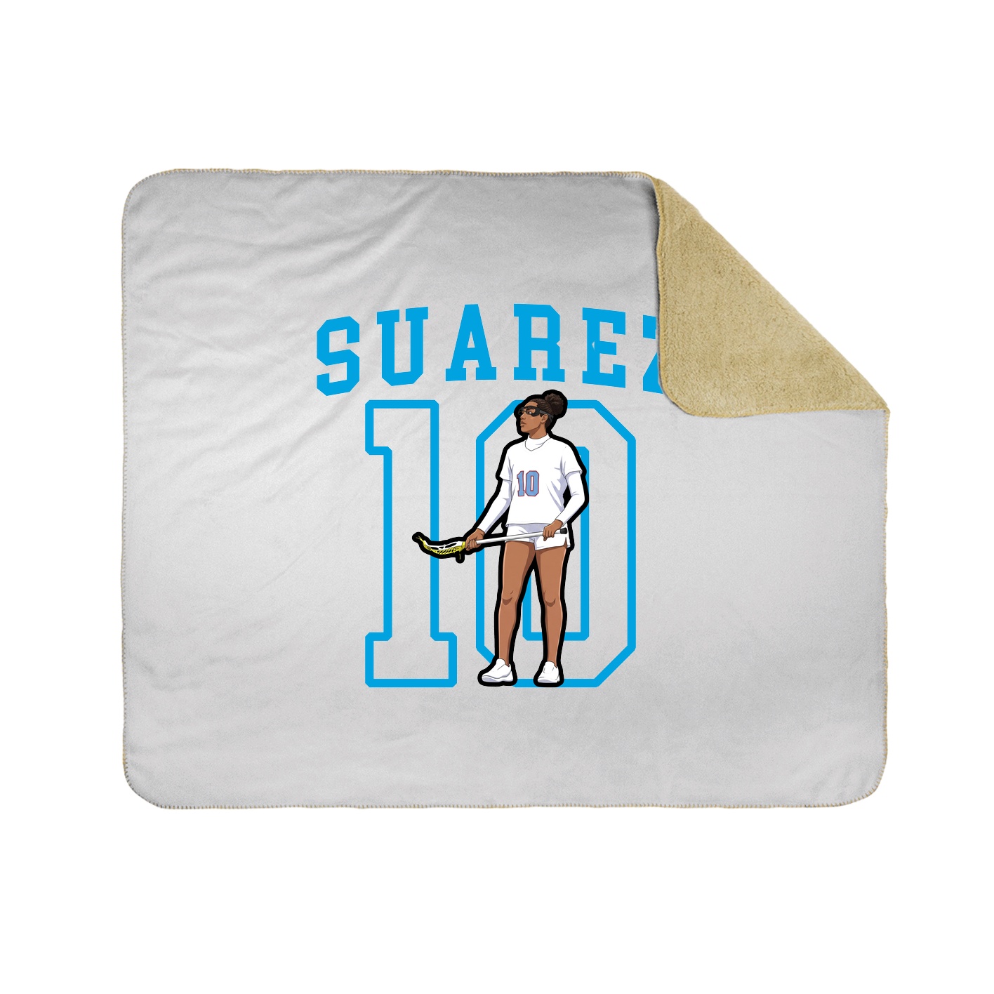 Throw Blanket — Shirsey in White