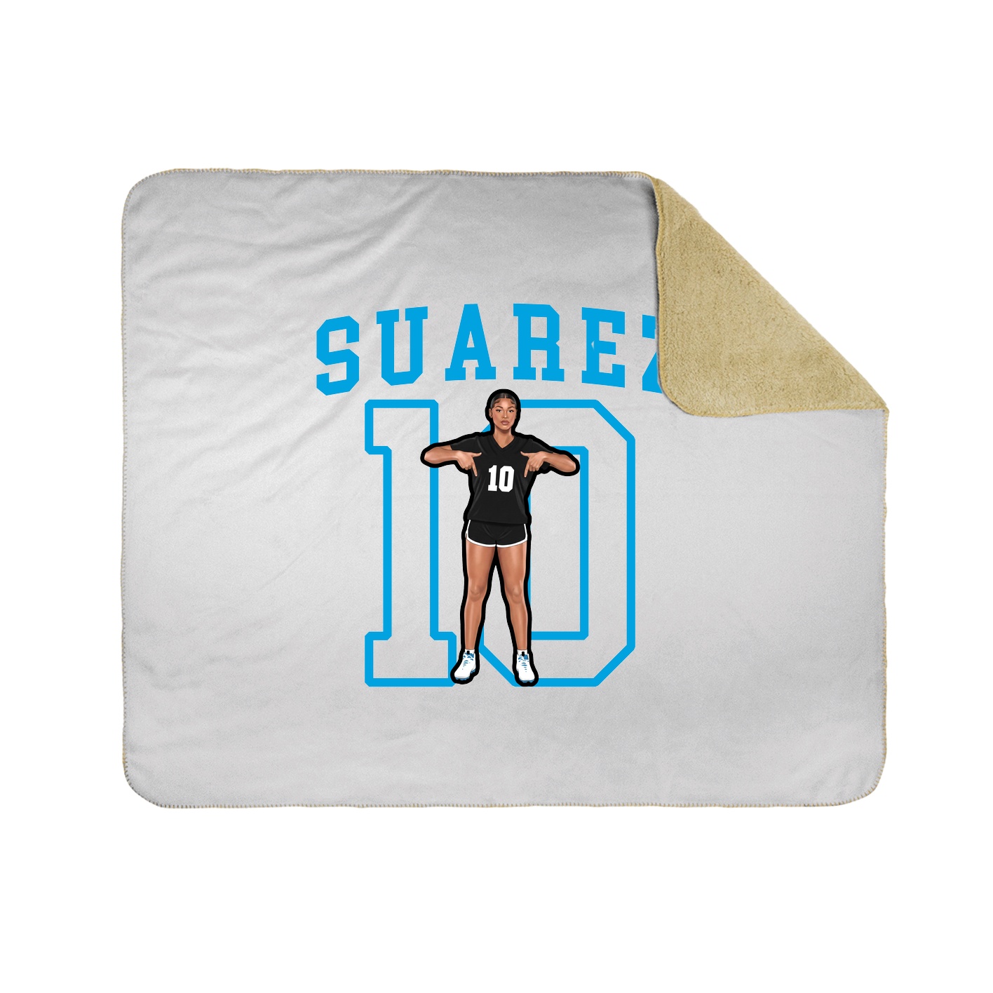 Throw Blanket — Shirsey in White