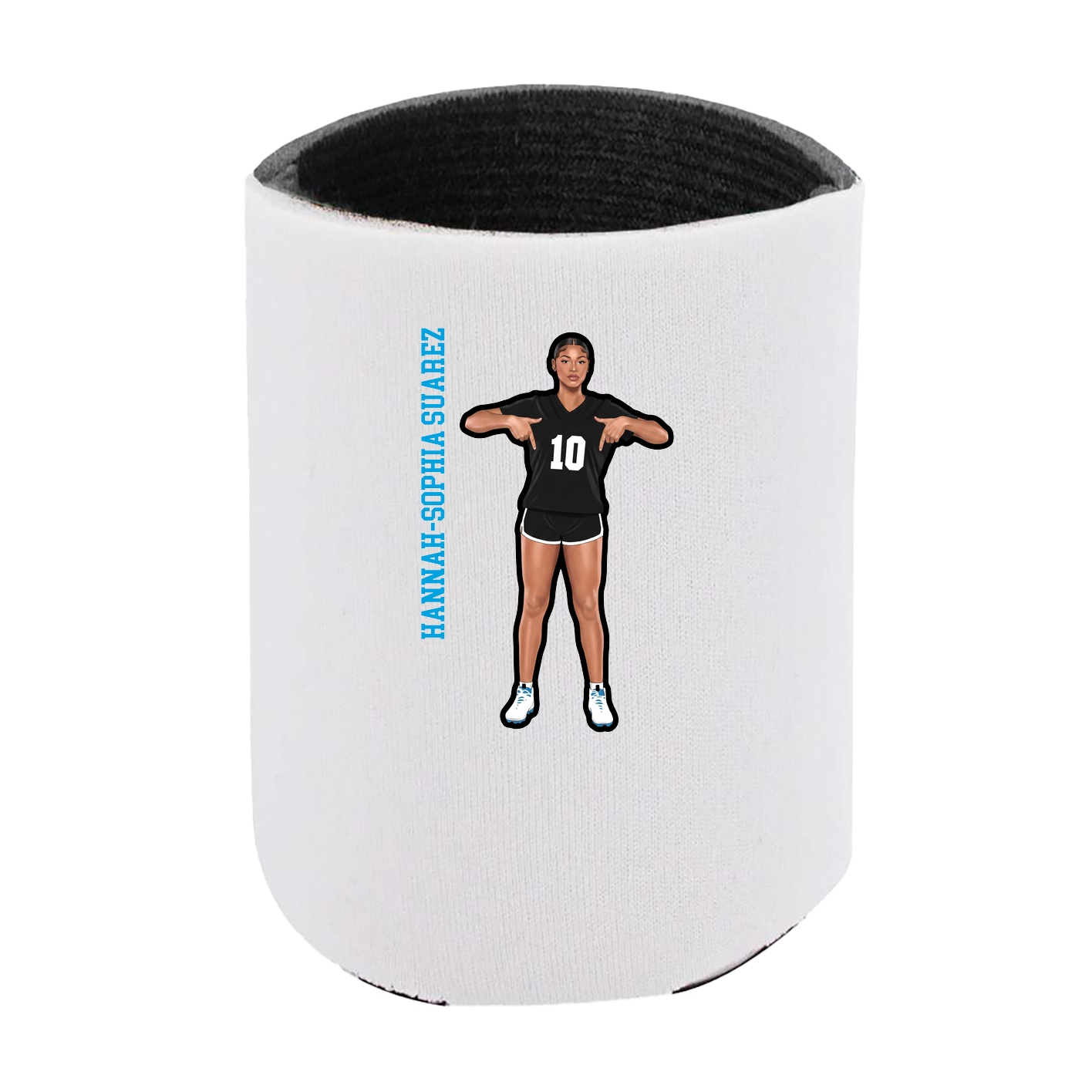 Can Holder — Name Vertical in White