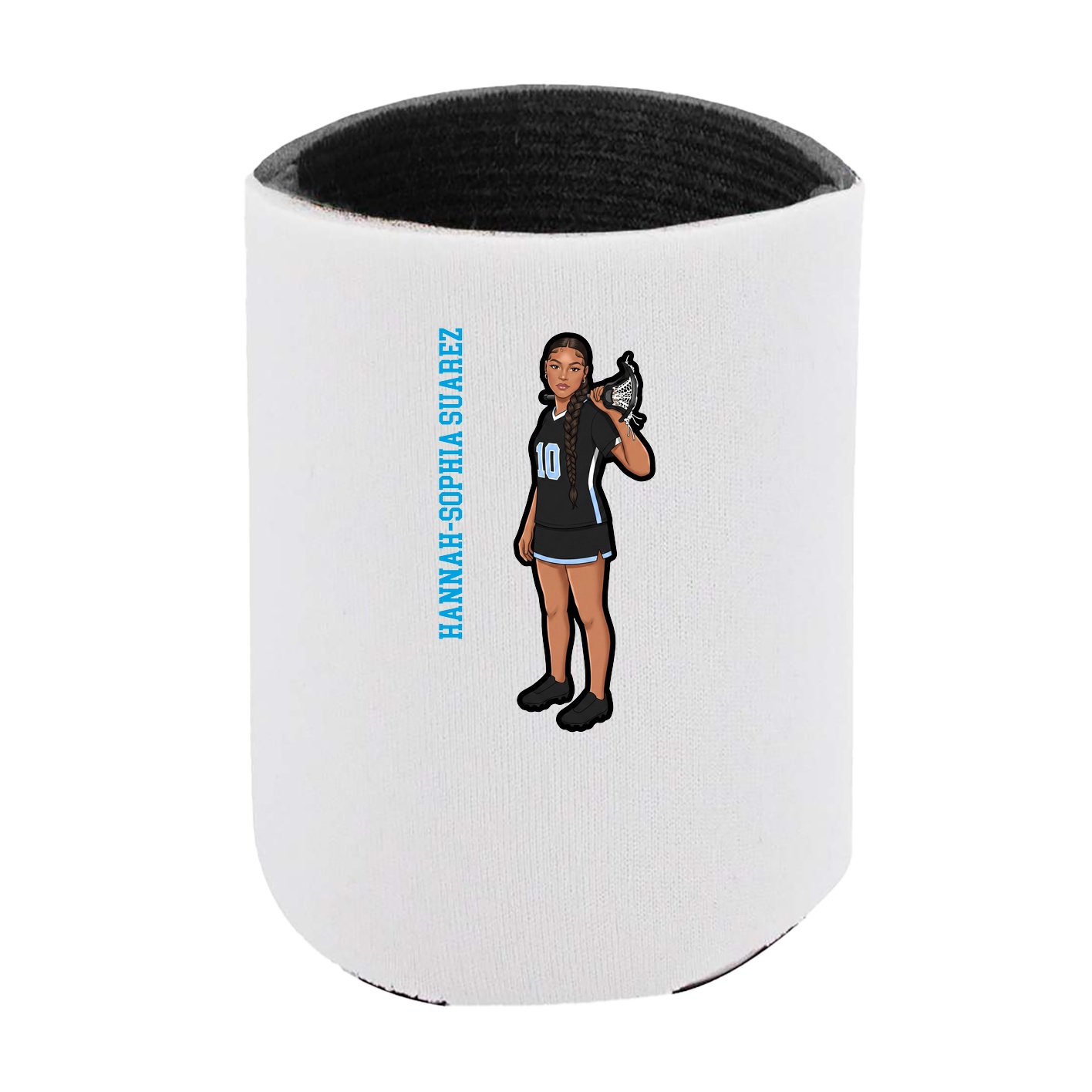 Can Holder — Name Vertical in White