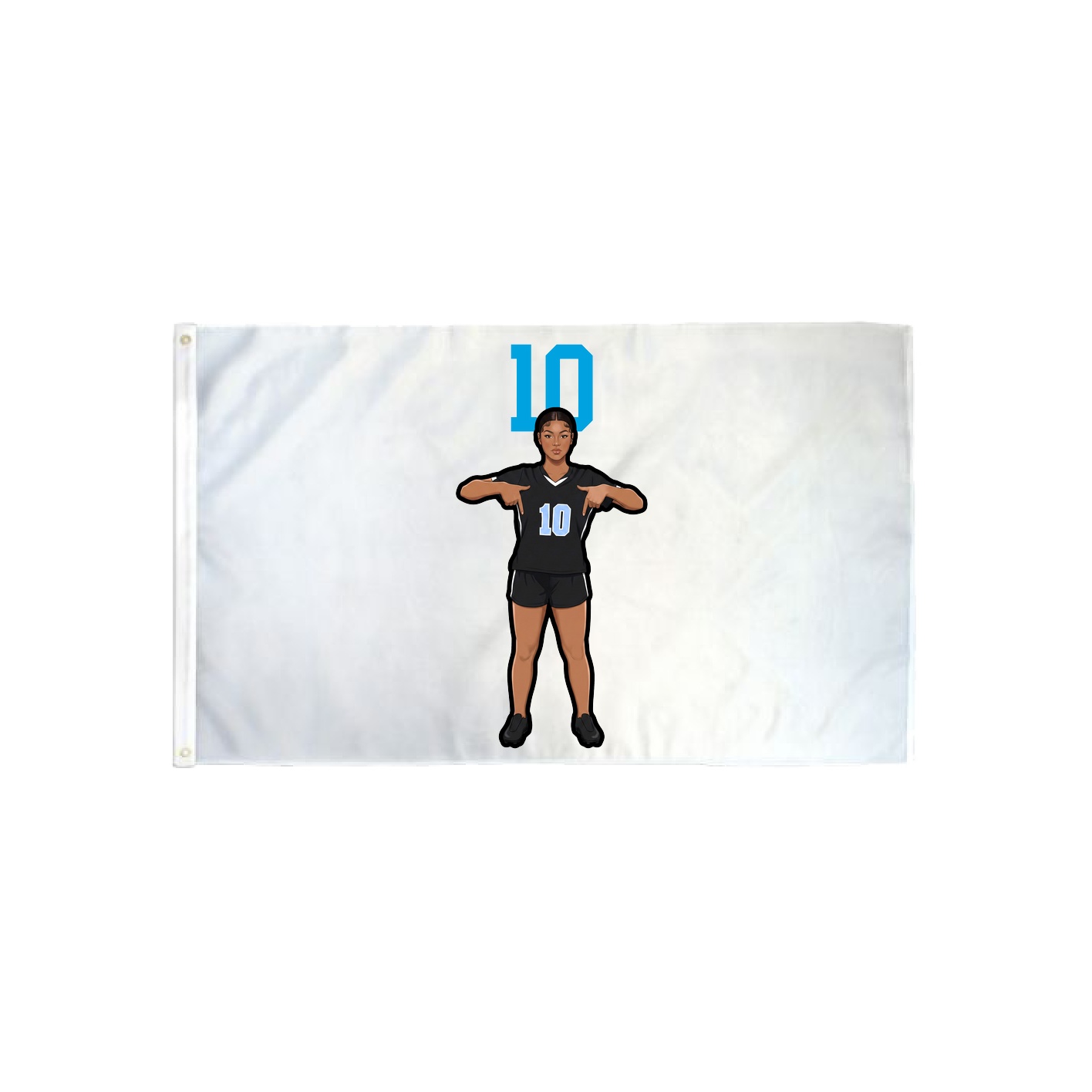 3x5 Flag — Number Top in Classic