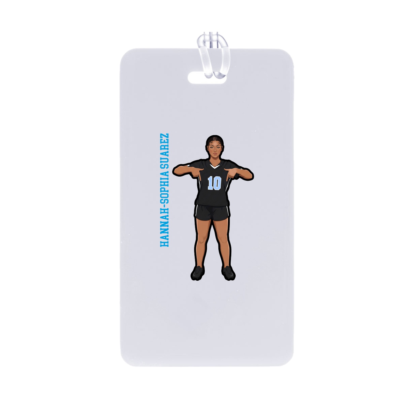 Bag Tag — Name Vertical in Classic