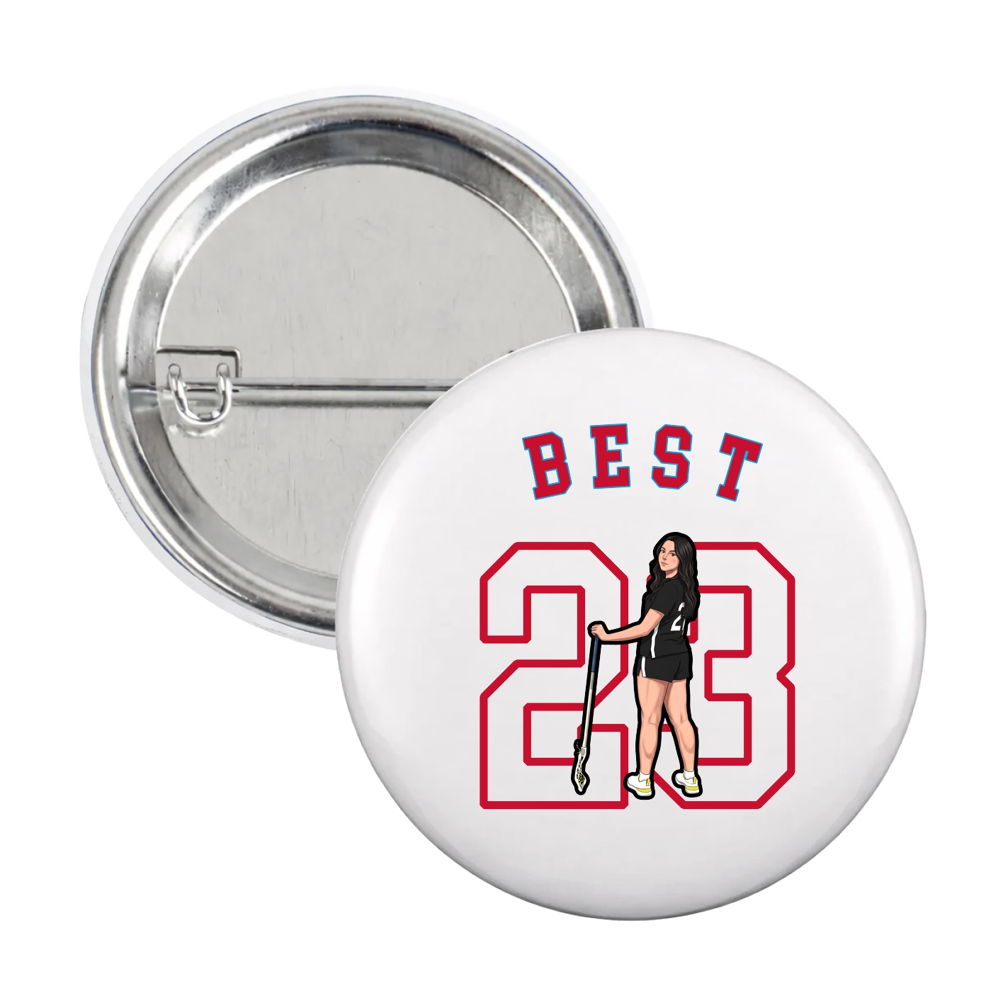 Game Day Button — Shirsey Arch in White