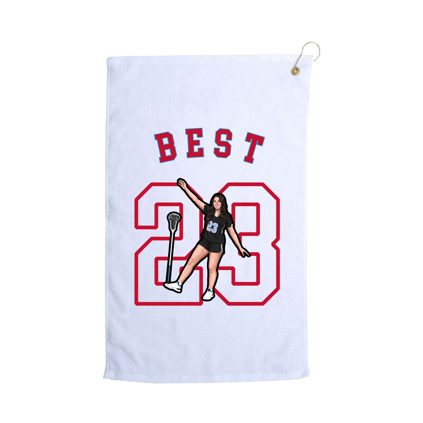 Golf Towel — Shirsey Arch in White