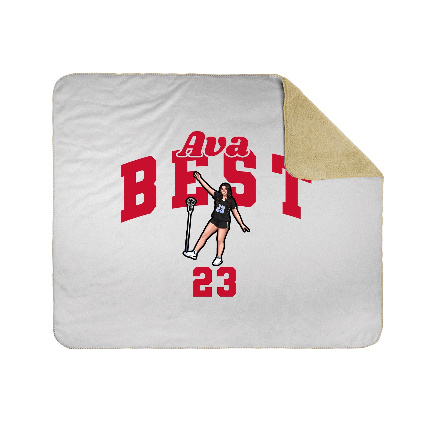 Throw Blanket — Signature Arch in White