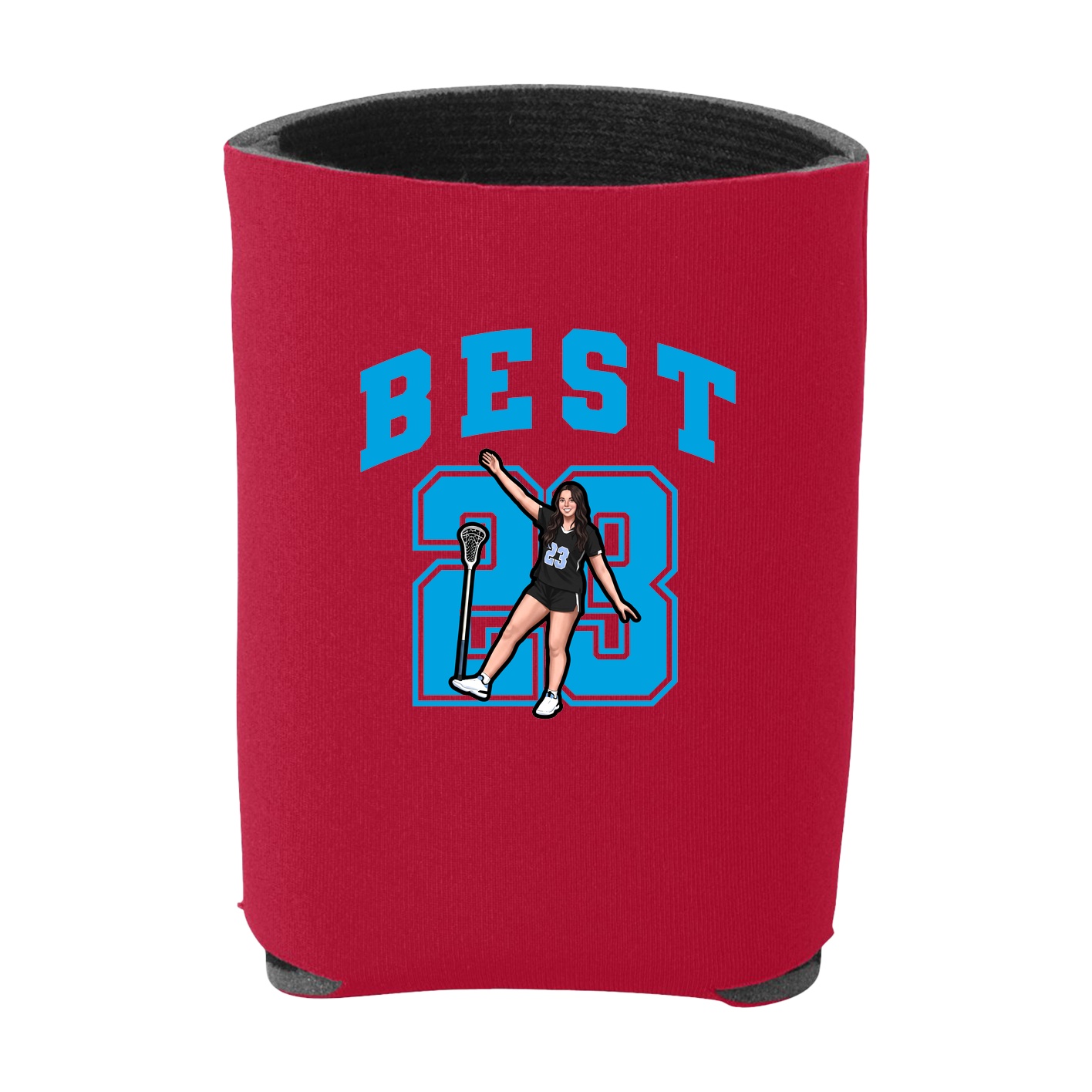Can Holder — Number in Red