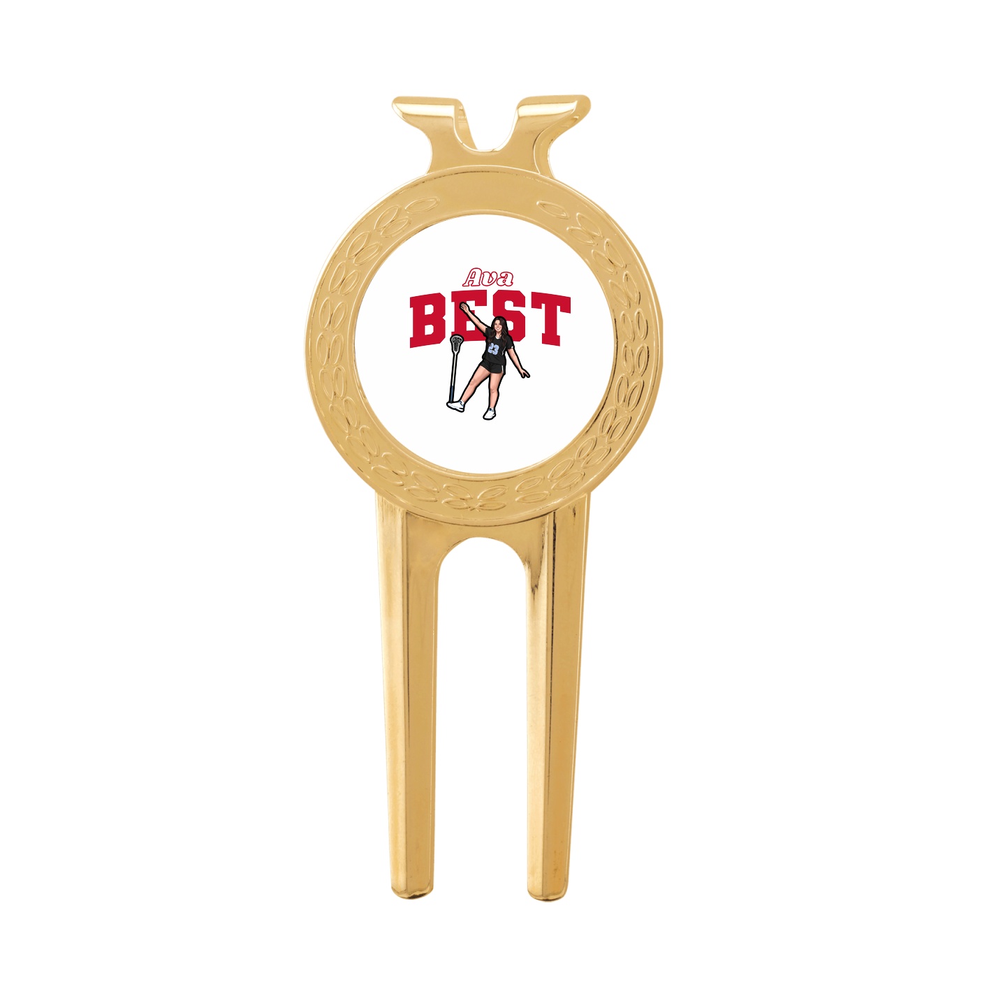 Divot Tool with Ball Marker — Name Arch in Classic