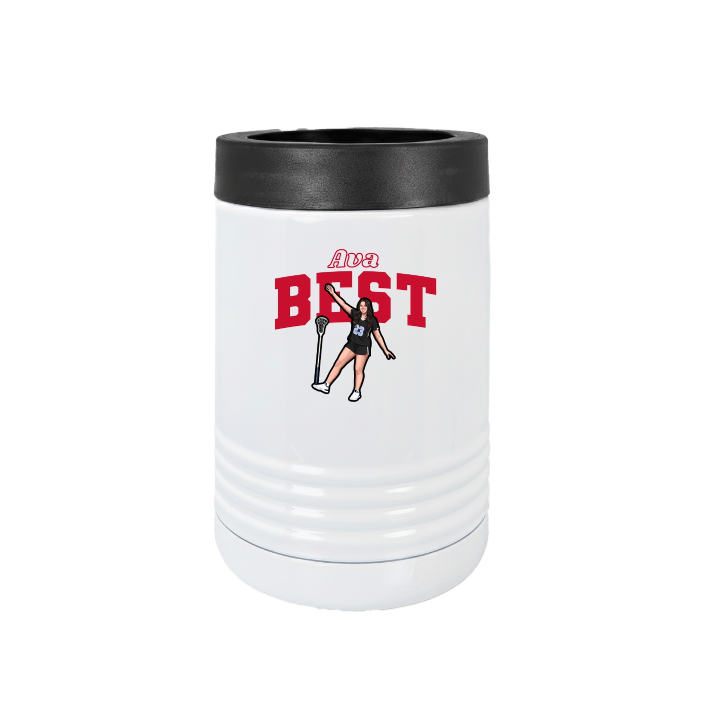 Beverage Holder — Name Arch in White