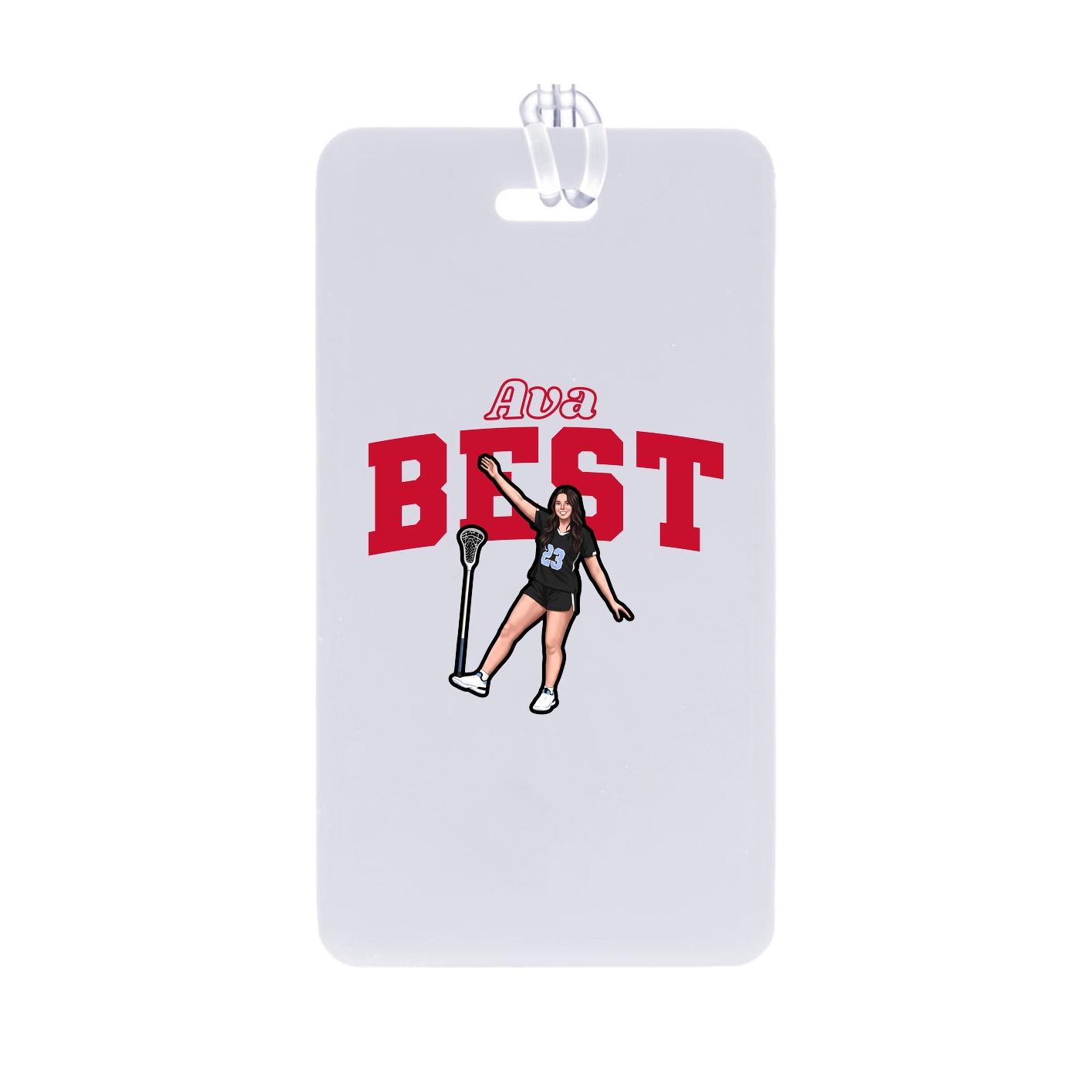 Bag Tag — Name Arch in Classic