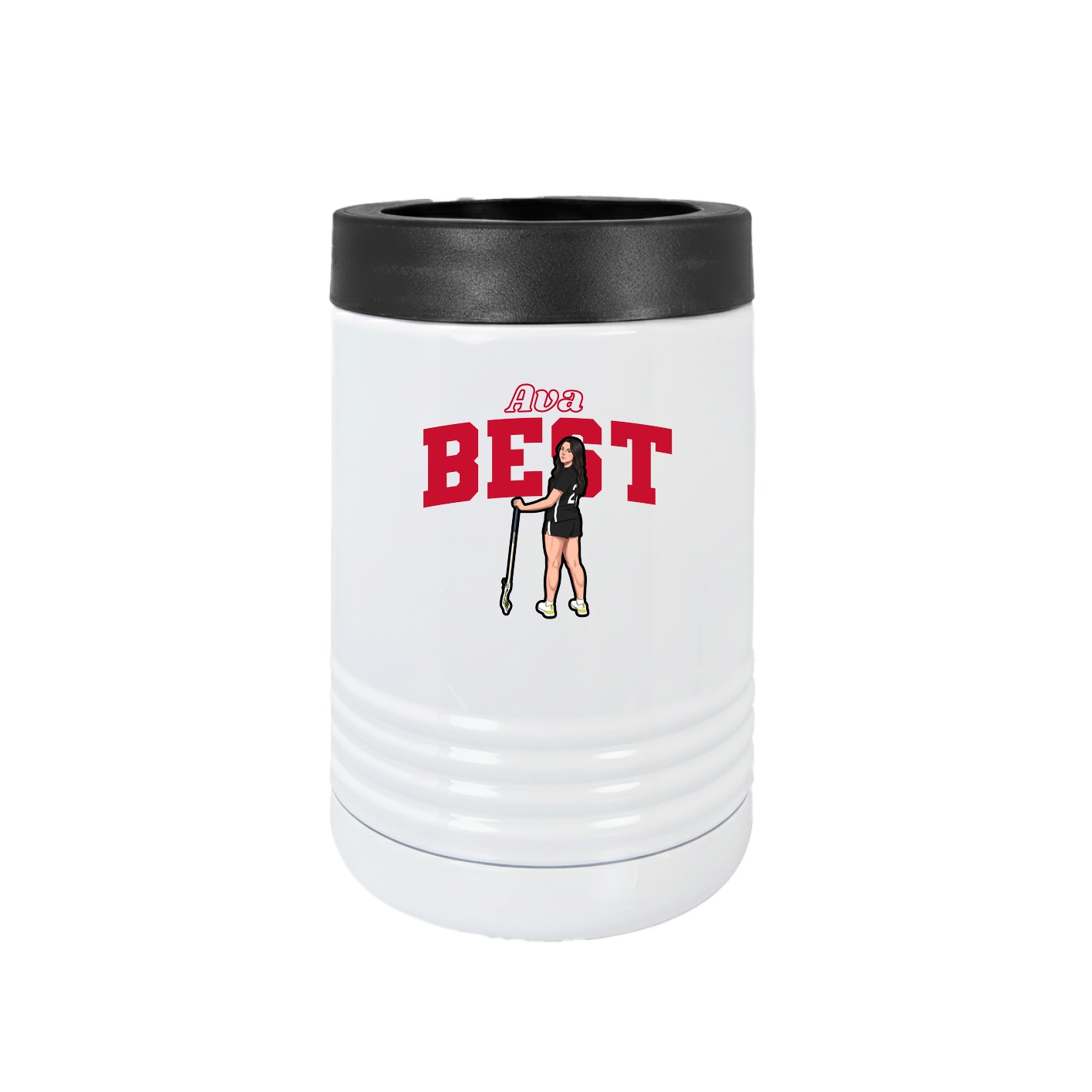 Beverage Holder — Name Arch in White