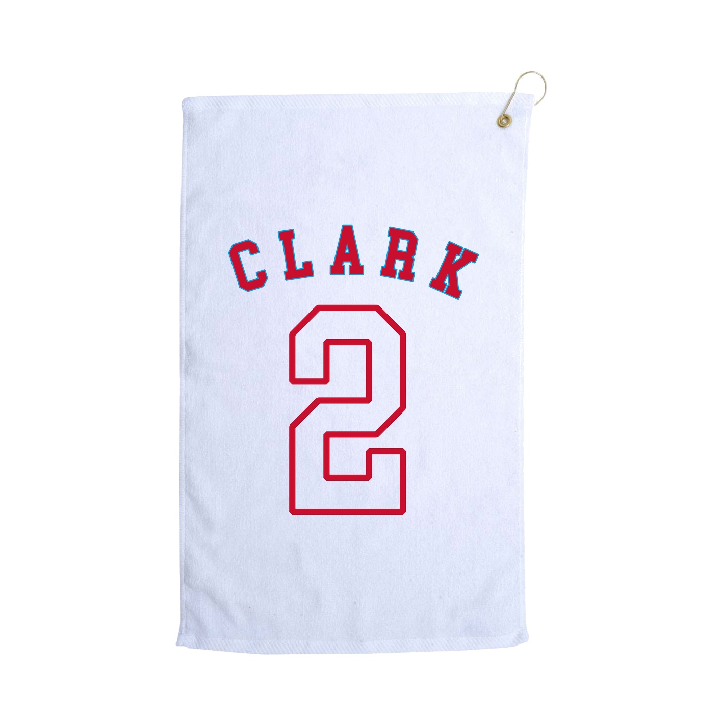 Golf Towel — Shirsey Arch in White