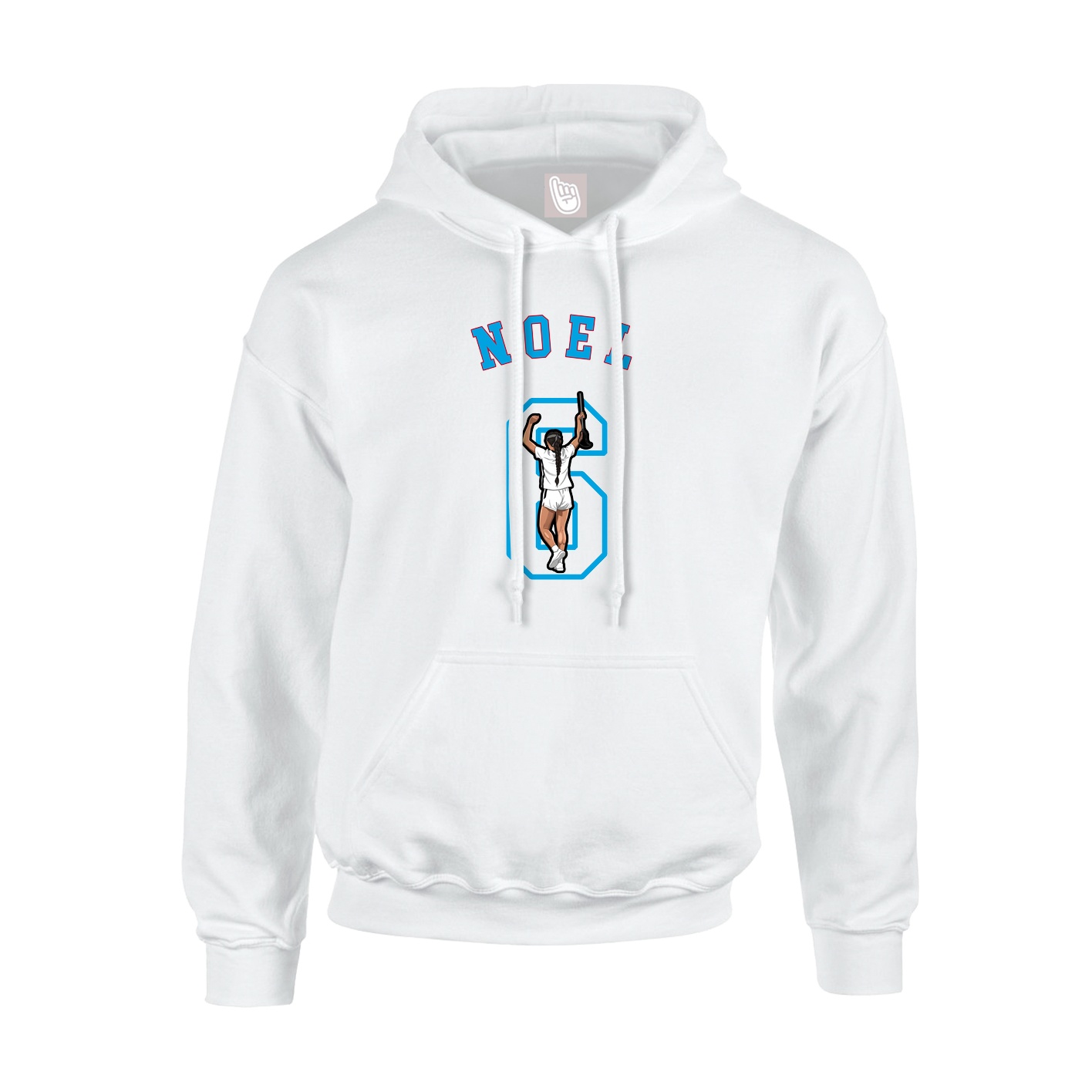 Youth Hoodie — Shirsey Arch in White