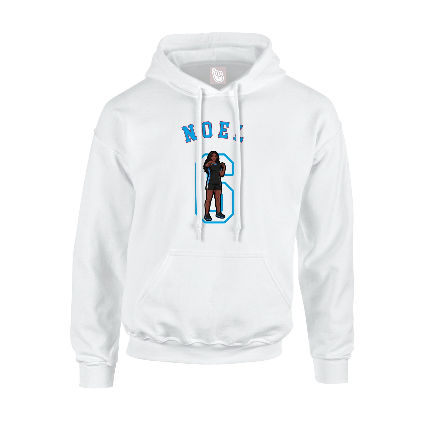 Hoodie — Shirsey Arch in White