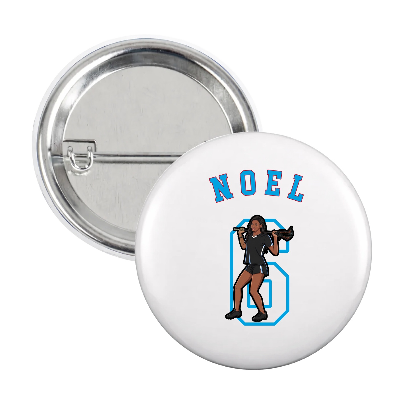 Game Day Button — Shirsey Arch in White