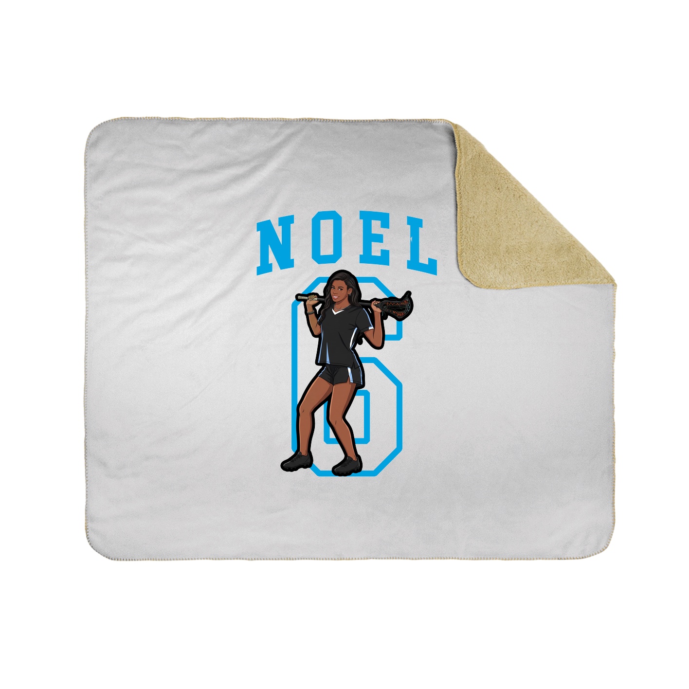 Throw Blanket — Shirsey in White
