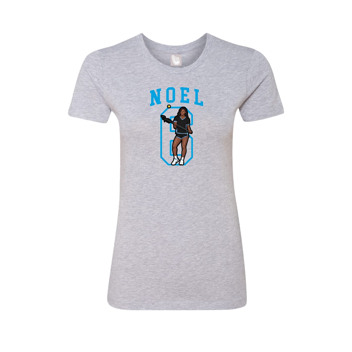 Fitted Women's Tee — Shirsey in Grey