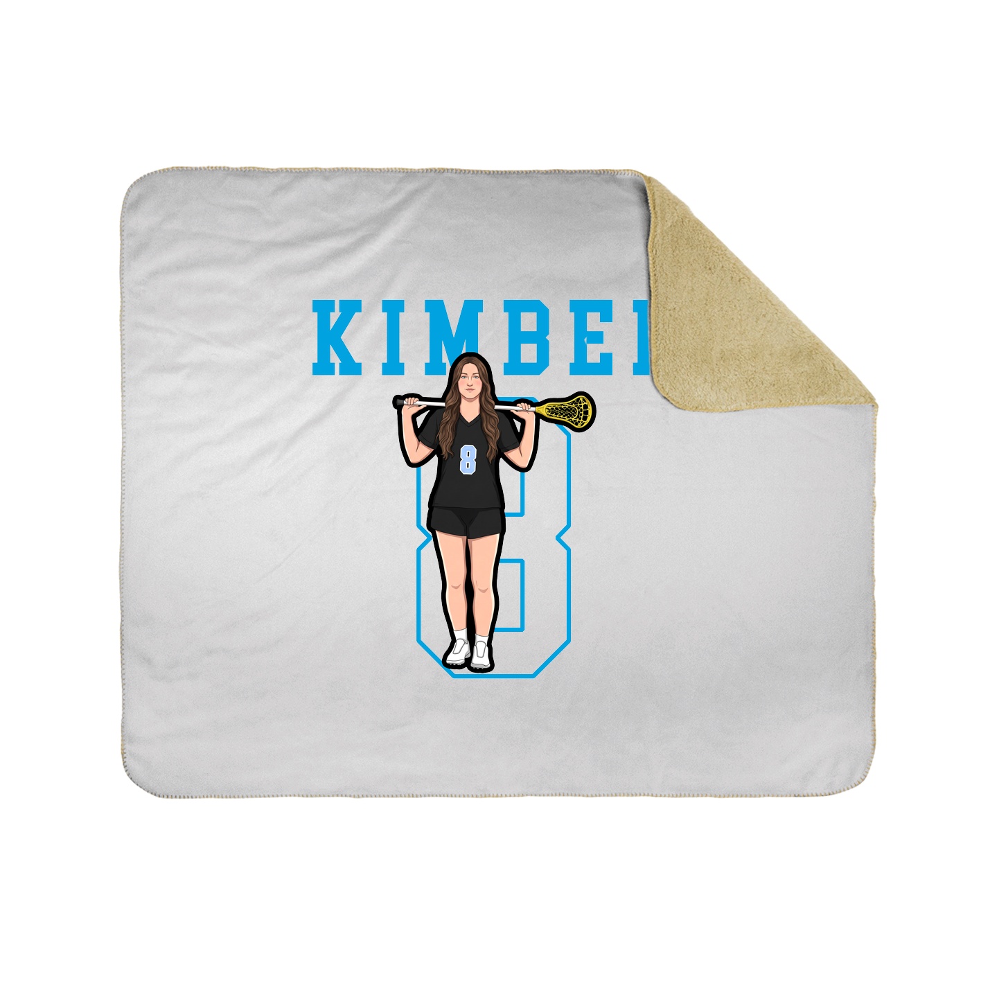 Throw Blanket — Shirsey in White