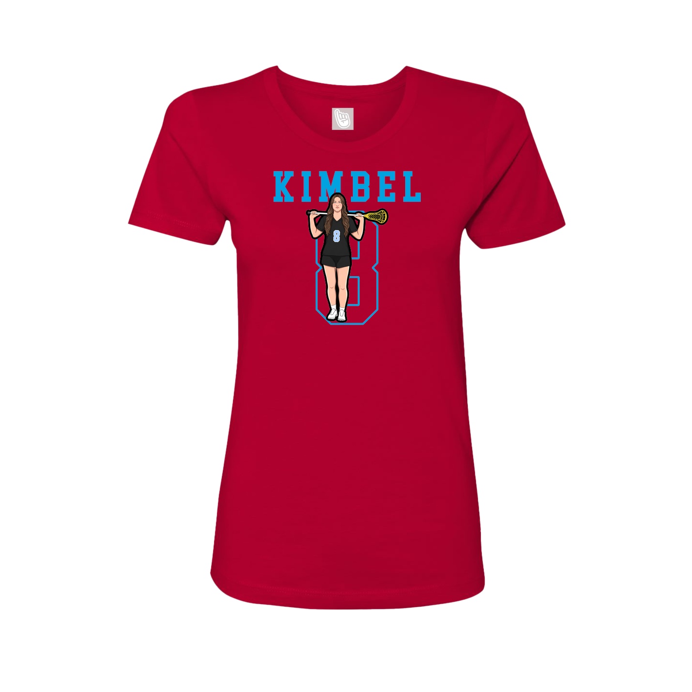 Fitted Women's Tee — Shirsey in Red