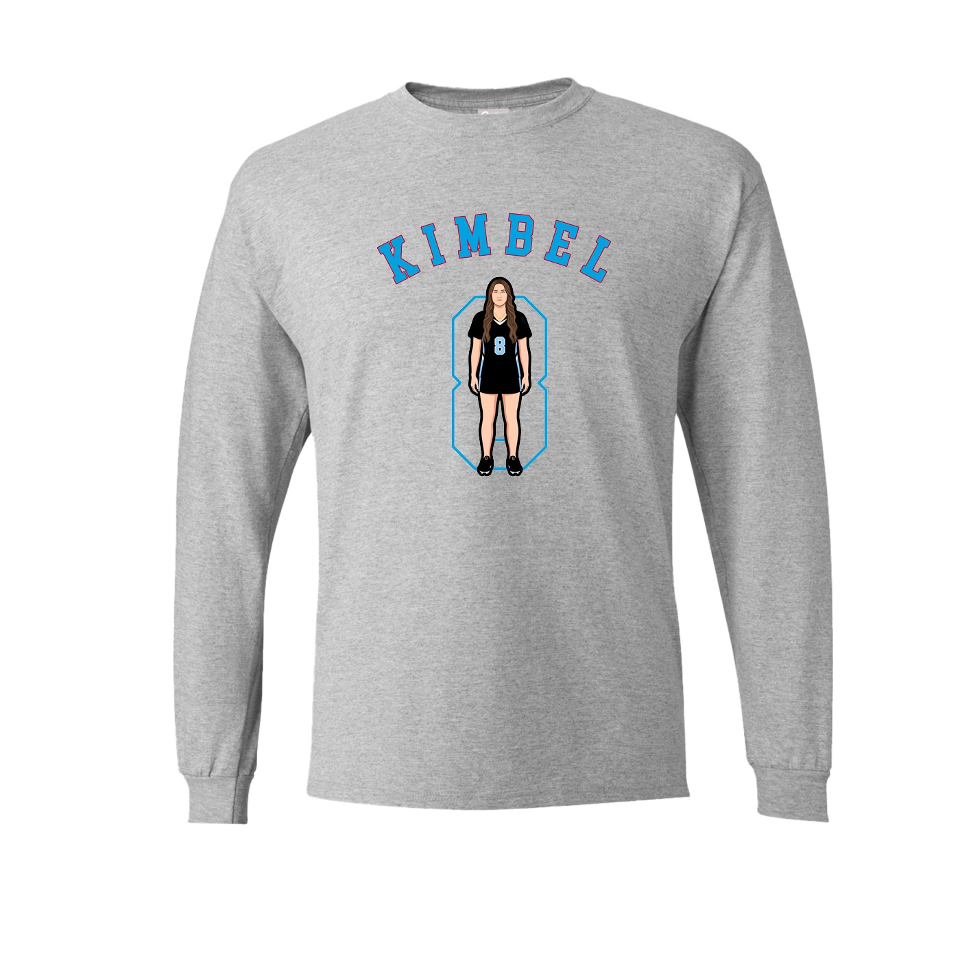 Long Sleeve Tee — Shirsey Arch in Grey