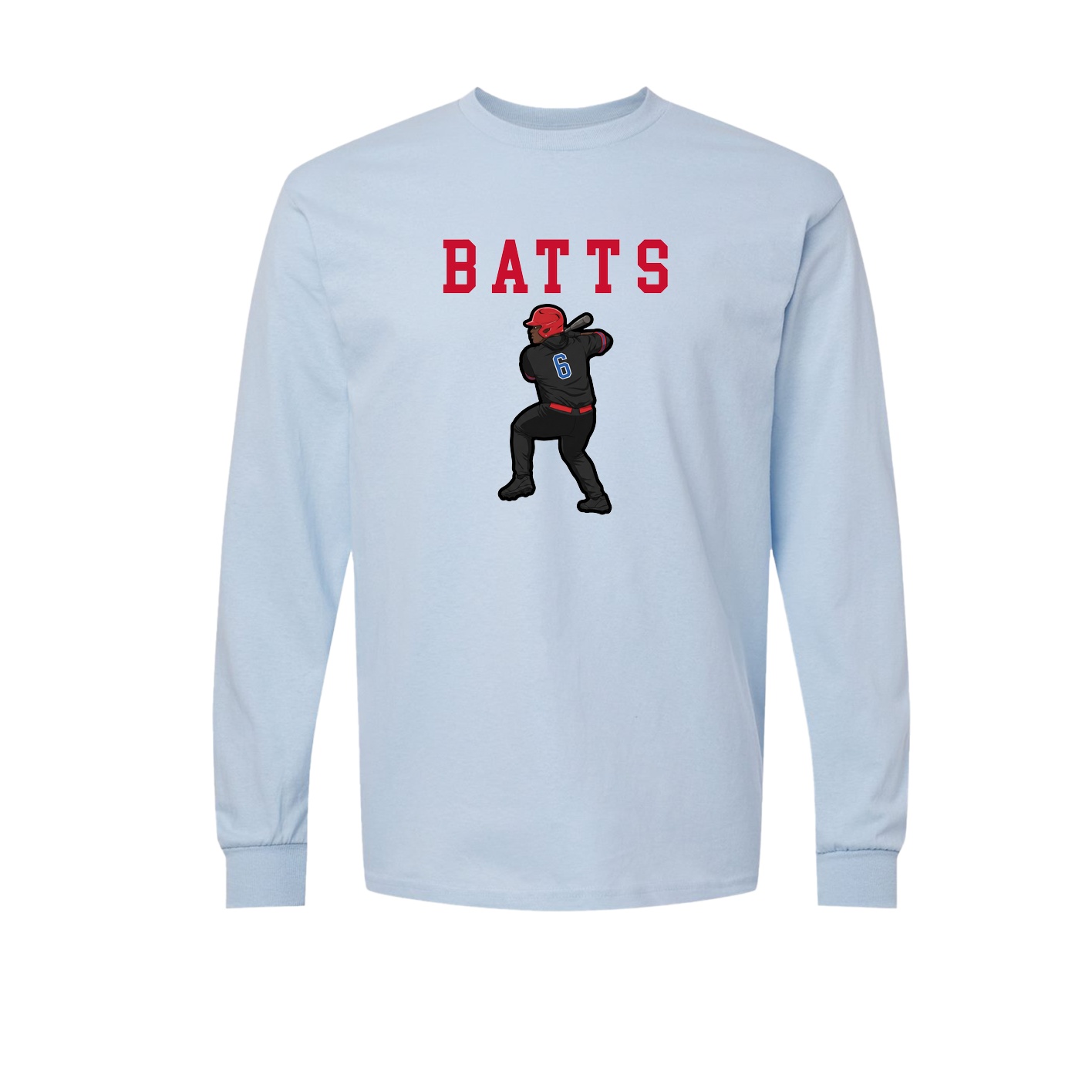 Long Sleeve Tee — Shirsey in Light Blue