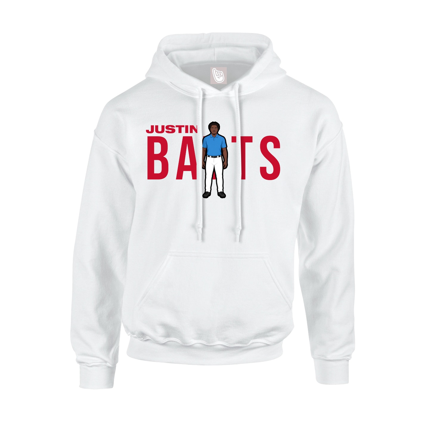 Hoodie — Player Name in White