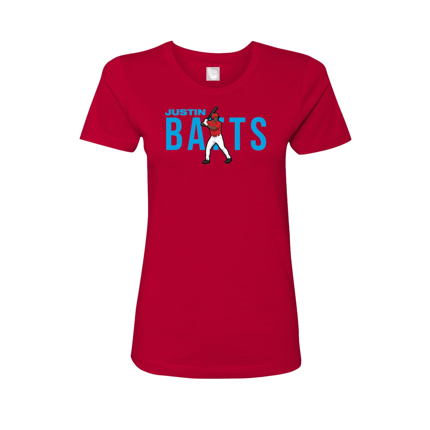 Womens Tee — Player Name in Red