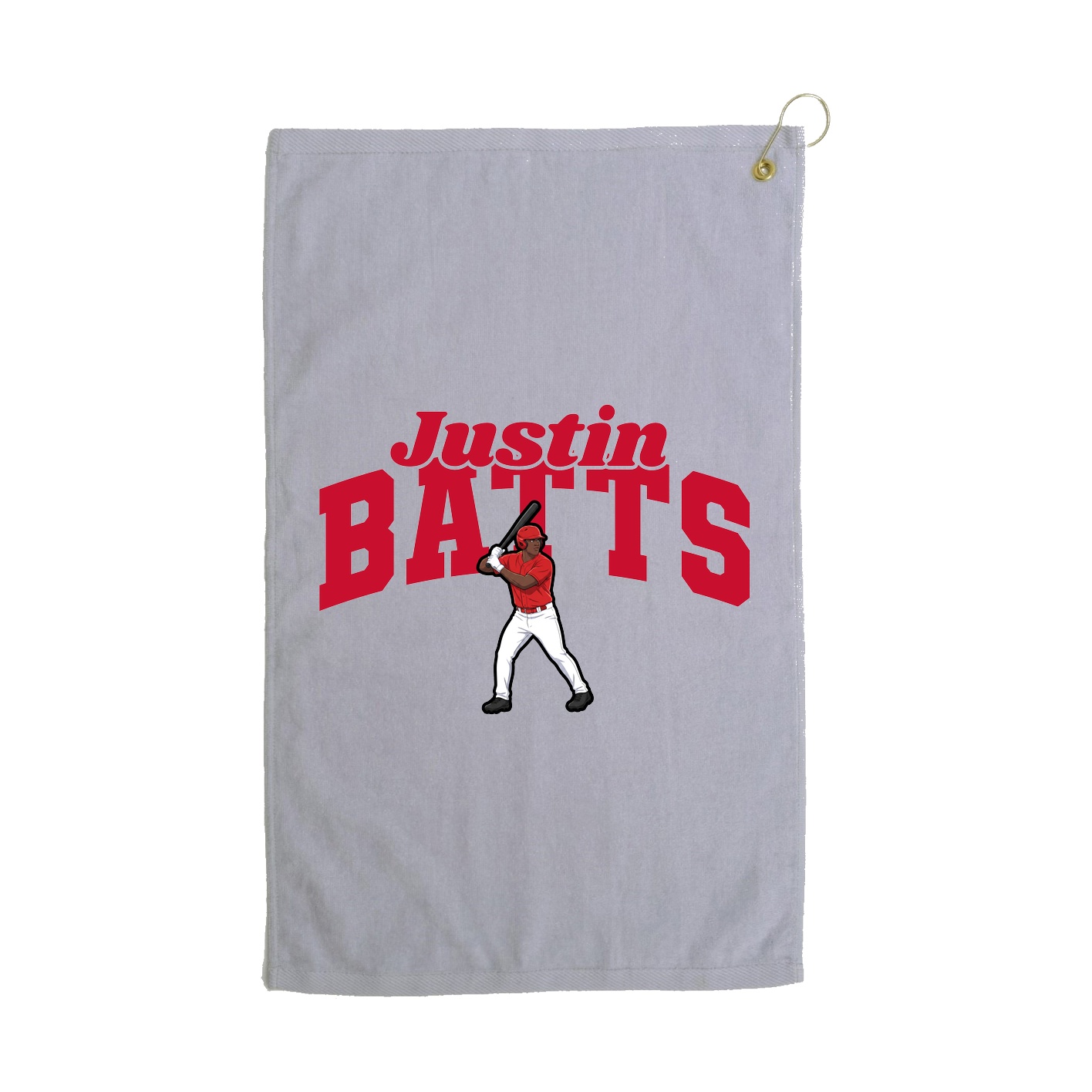 Golf Towel — Signature Arch in Grey