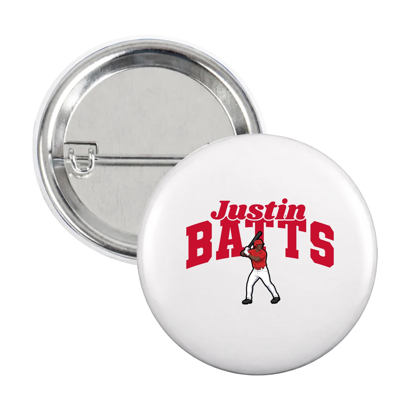 Game Day Button — Signature Arch in White