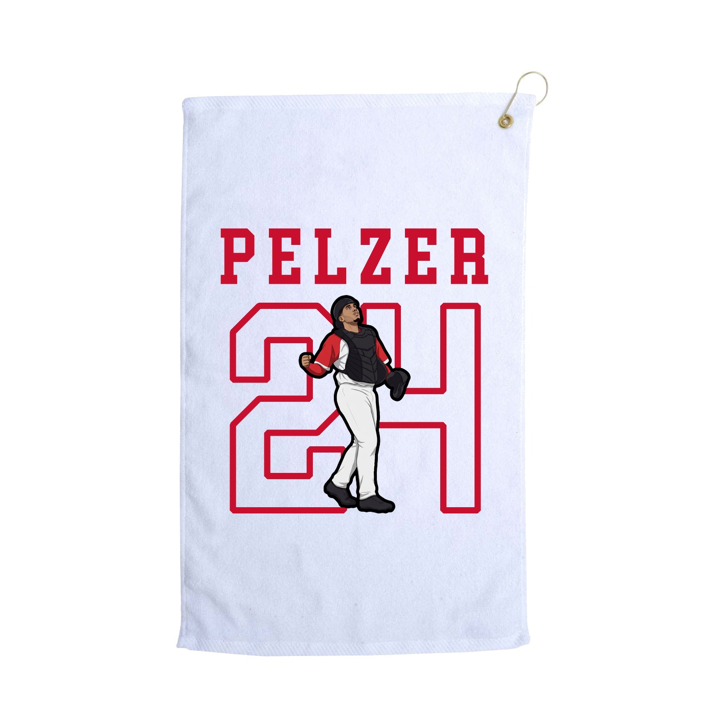 Golf Towel — Shirsey in White